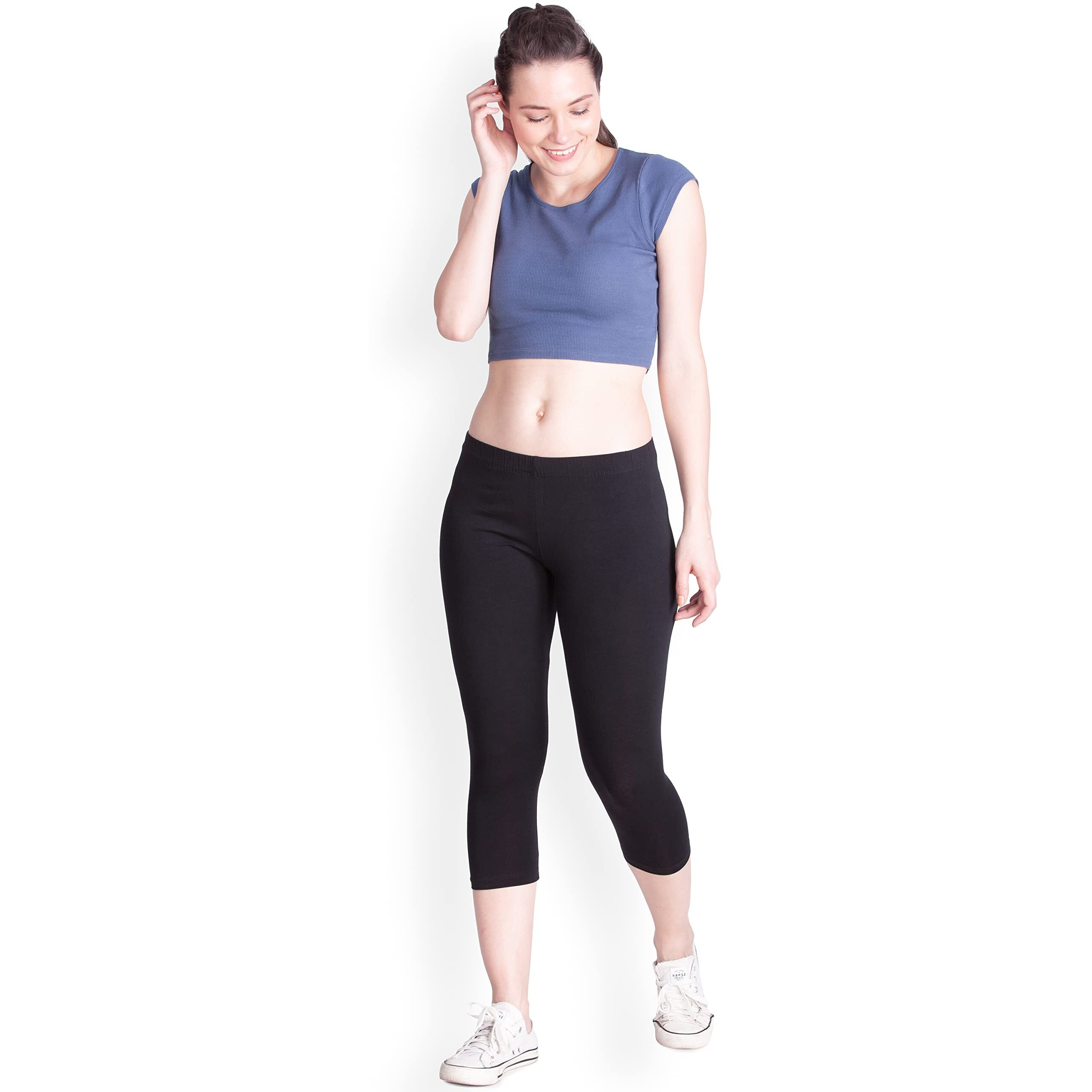 Lyra Women's Regular Fit Yoga Pant Black_Plus L