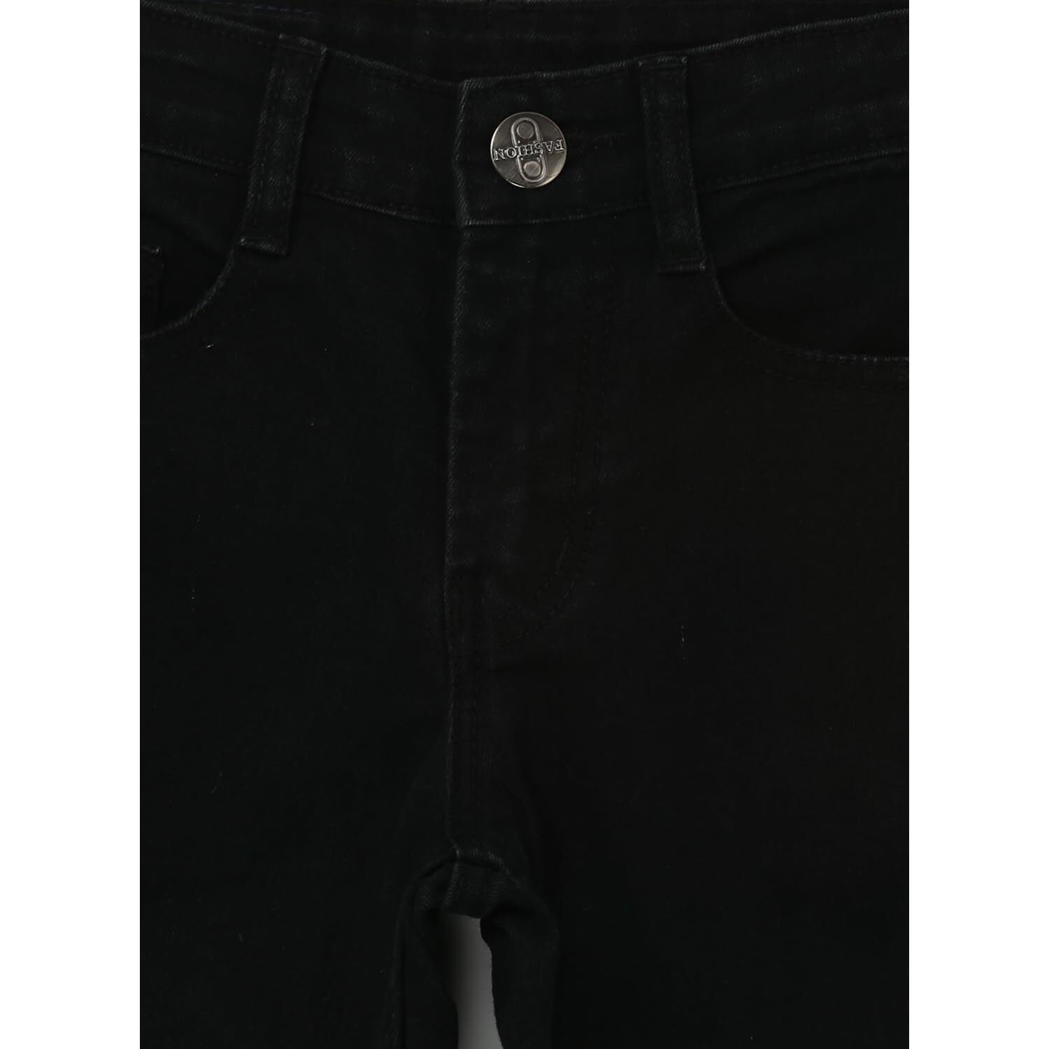 Urbano Juniors Boy's Black Slim Fit Denim Jeans Stretch (junepsboy-black-8-9)