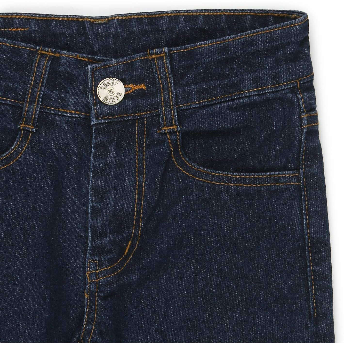 Urbano Juniors Boy's Dark Blue Slim Fit Washed Denim Jeans Stretch (junhpsboy-dblue-13-14)