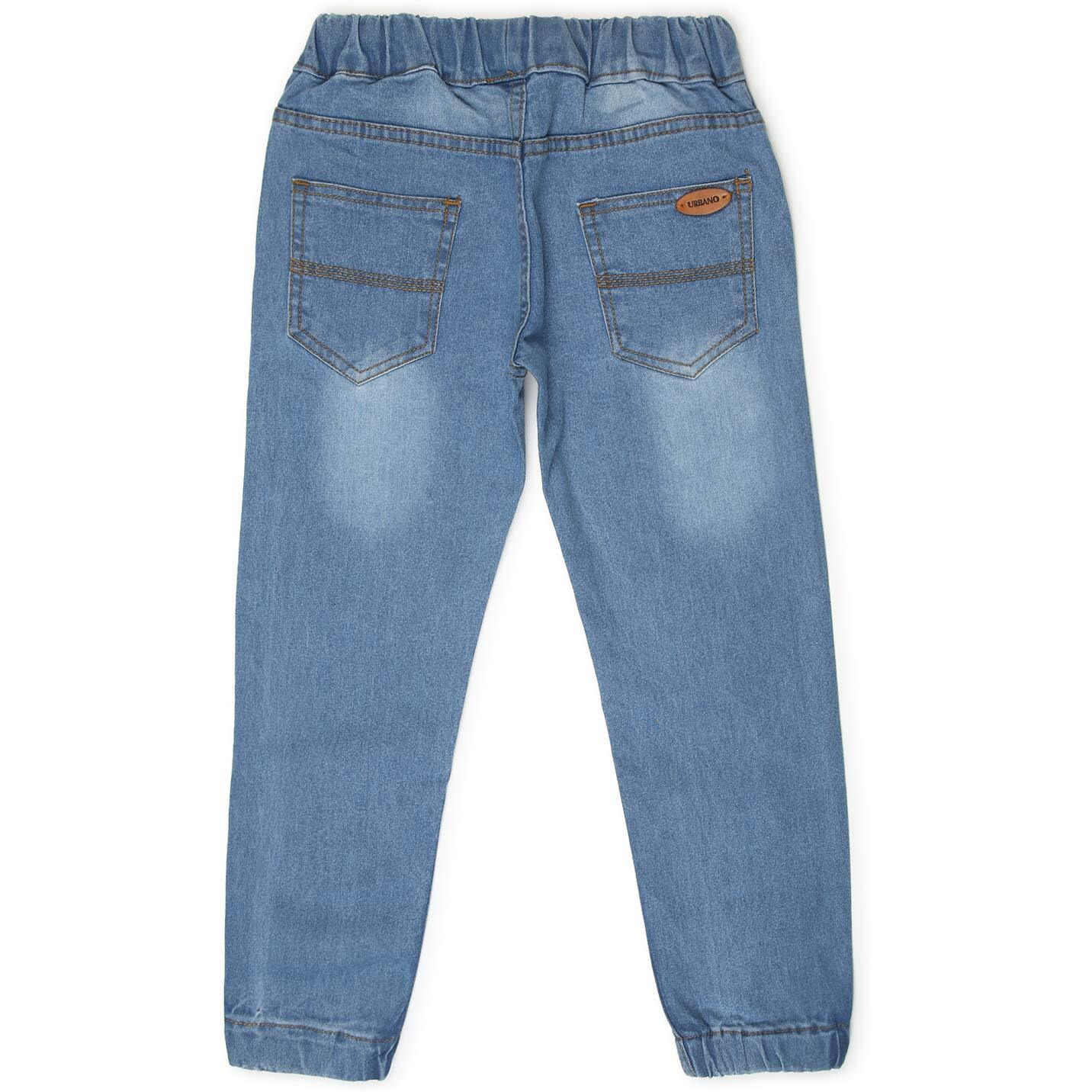 Urbano Juniors Boy's Ice Blue Slim Fit Jogger Jeans Stretch (junhpsjoggerboy-iceblue-7-8)