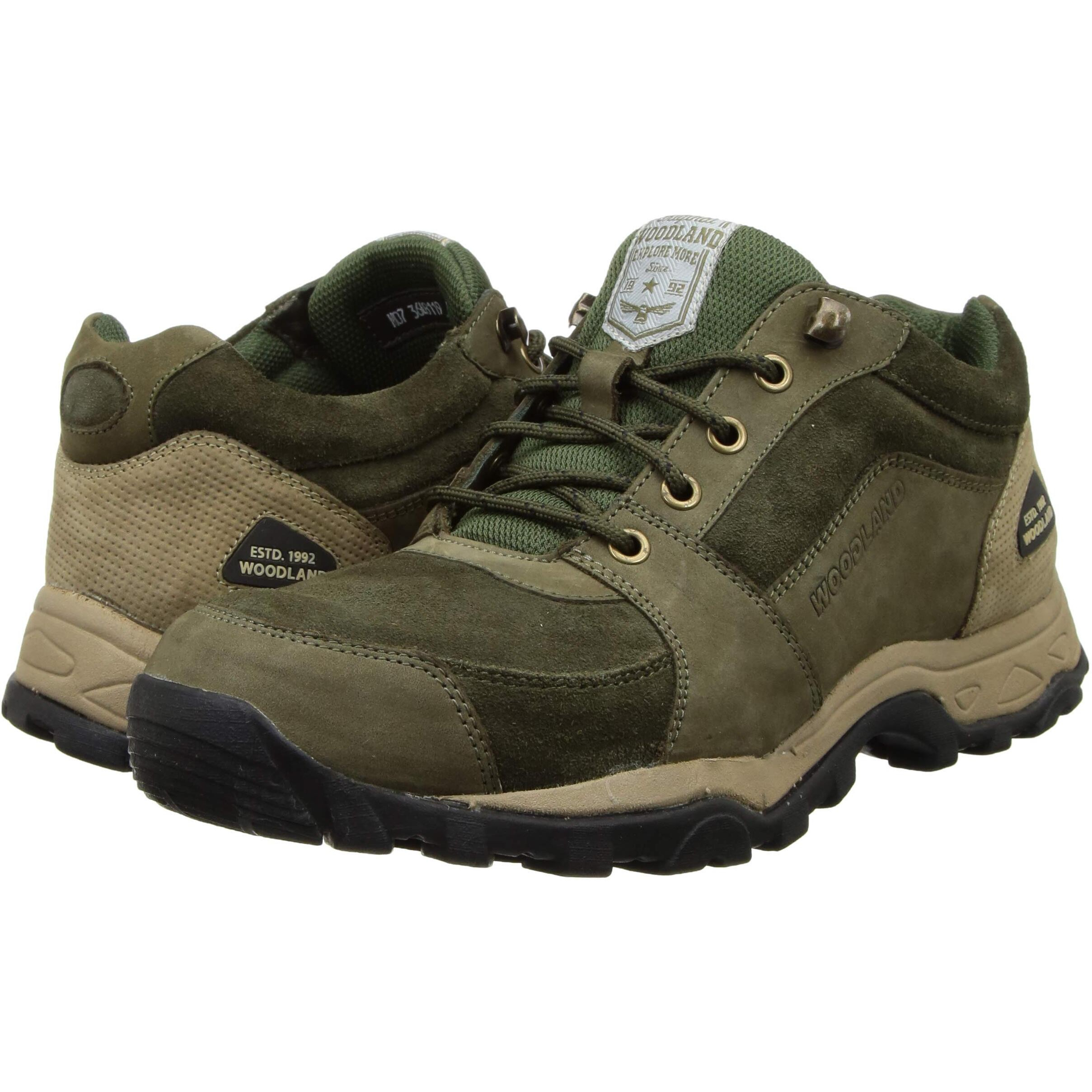 Woodland Mens OGC 3608119 Olive Green Sneaker Casual Shoe - 7 UK (41 EU) (OGC 3608119_Olive Green)