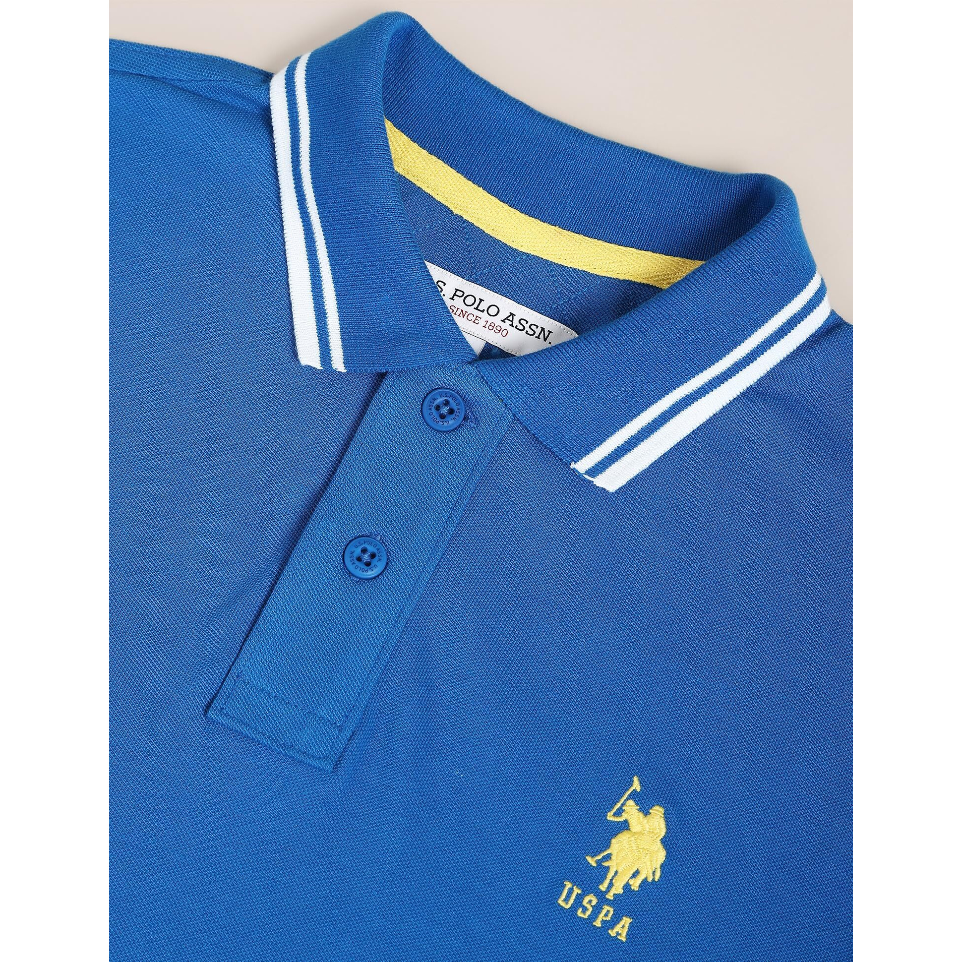 U.S. POLO ASSN. Men's Regular Fit T-Shirt (USTSHS1542_Me. Blue_XL)