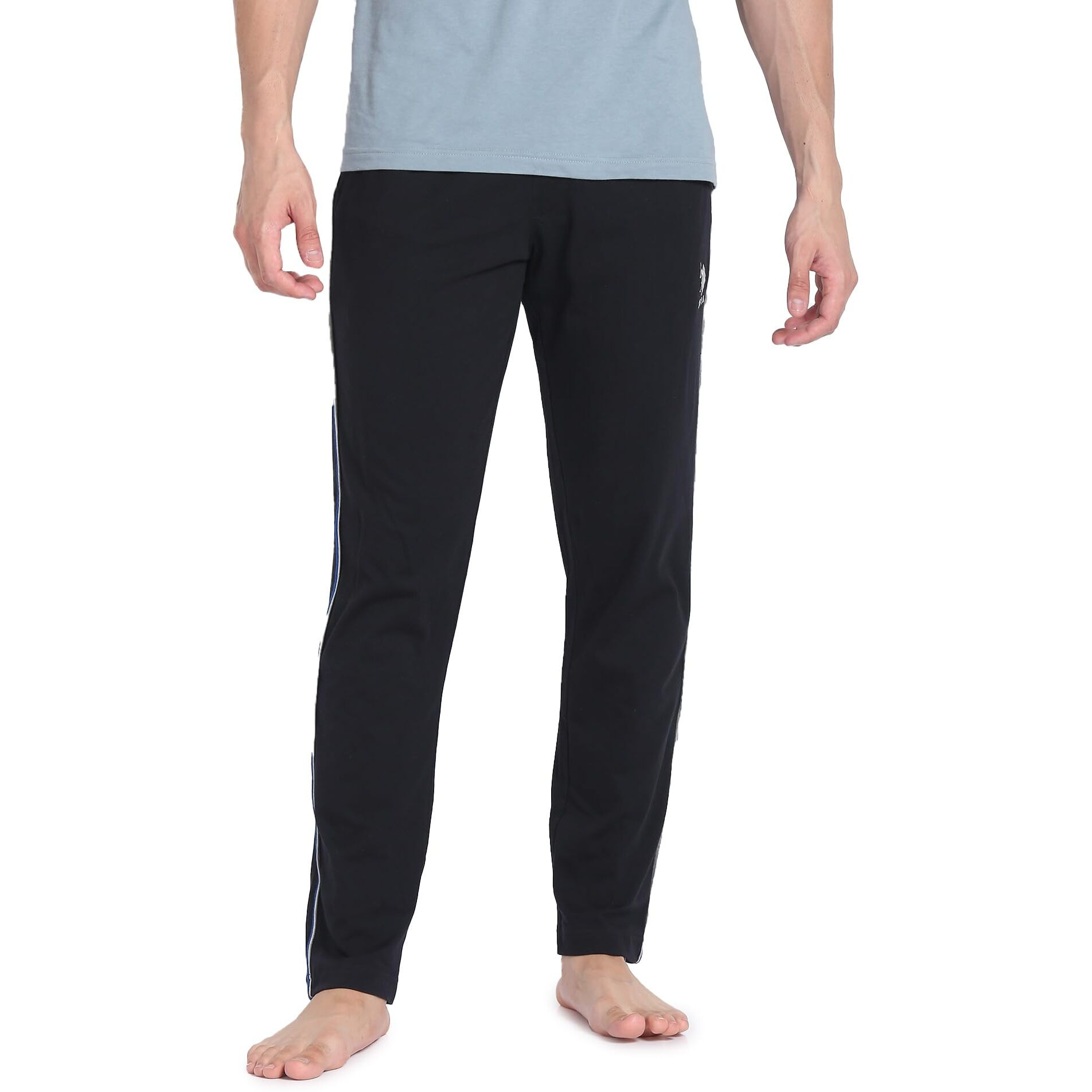 U.S. POLO ASSN. Men's Relaxed Fit Track Pant (Pack of 1) Black L