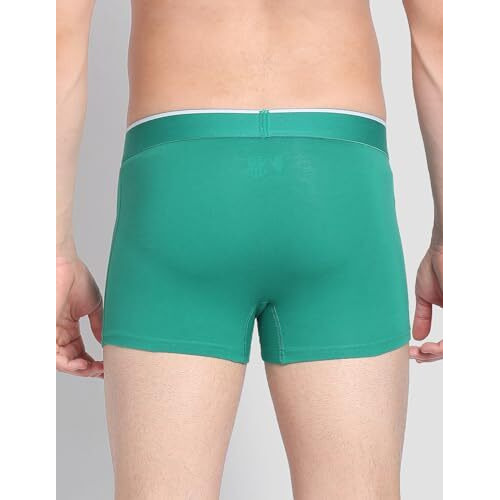 U.S. POLO ASSN. Men's Cotton Classic Trunks (Pack of 3) (ET004-P3_Black | Bistro Green | Navy