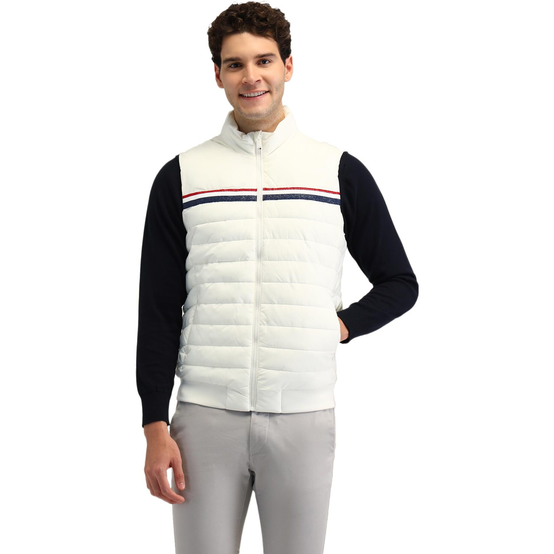 U.S. Polo Assn. Men's A-Line Coat (USJCK523_White