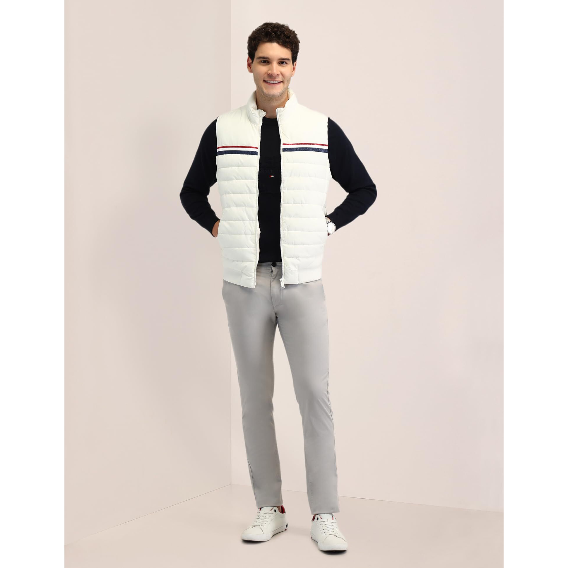 U.S. Polo Assn. Men's A-Line Coat (USJCK523_White