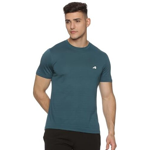 Boldfit Men's Regular Fit T-Shirt (BFTBM3001SBGM_Green M)