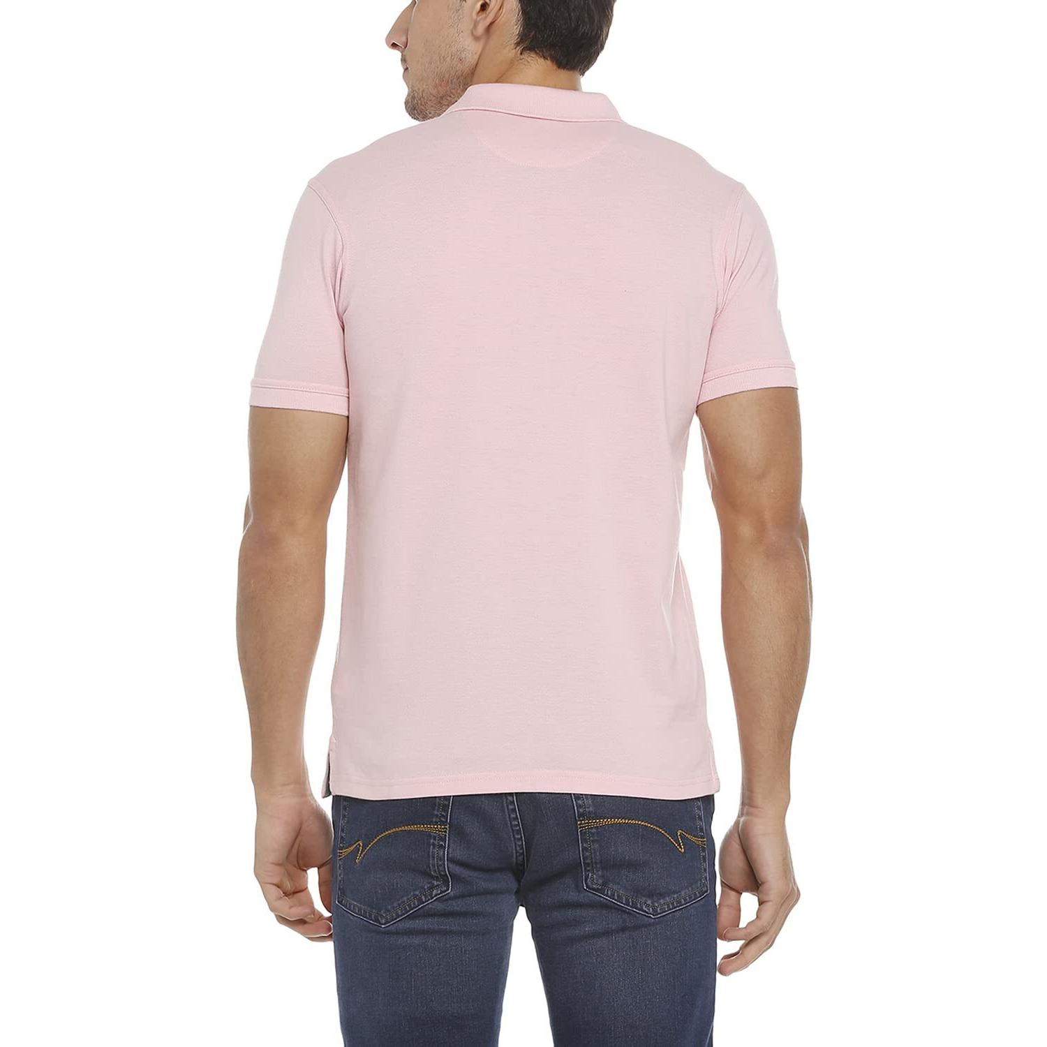 Allen Solly Men Orchid Pink Regular Fit Polo(AMKP317G04236_Orchid Pink_XL)