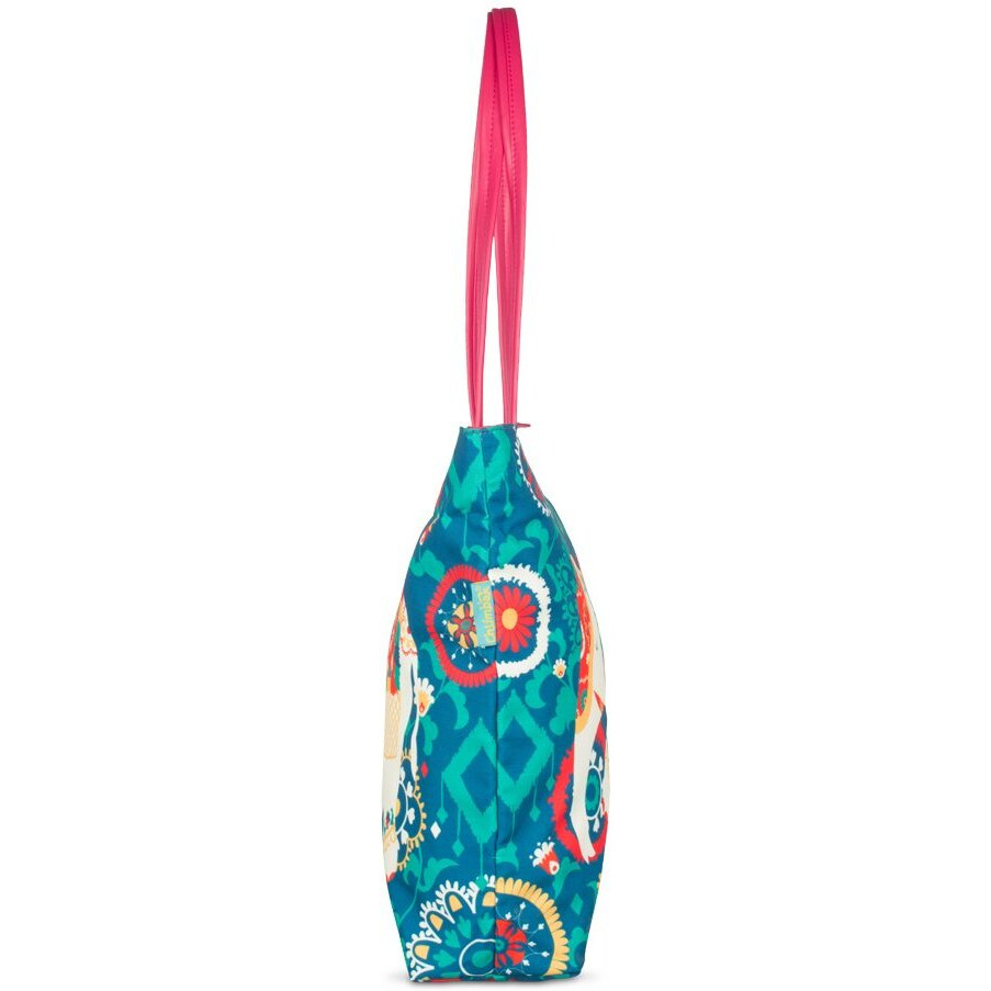 Chumbak Teal Regal Elephant Tote Bag - Teal