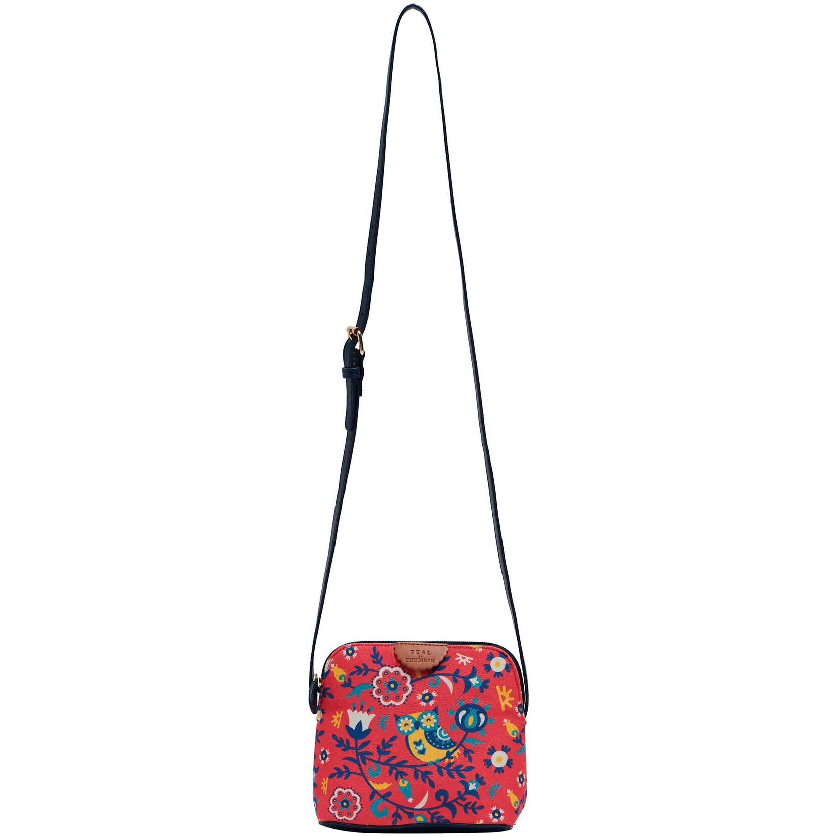 TEAL BY CHUMBAK Crossbody Sling Bag for Women | Stylish Printed Canvas Box Sling bag | Multipurpose Daily use Bag for Office/College/Travel