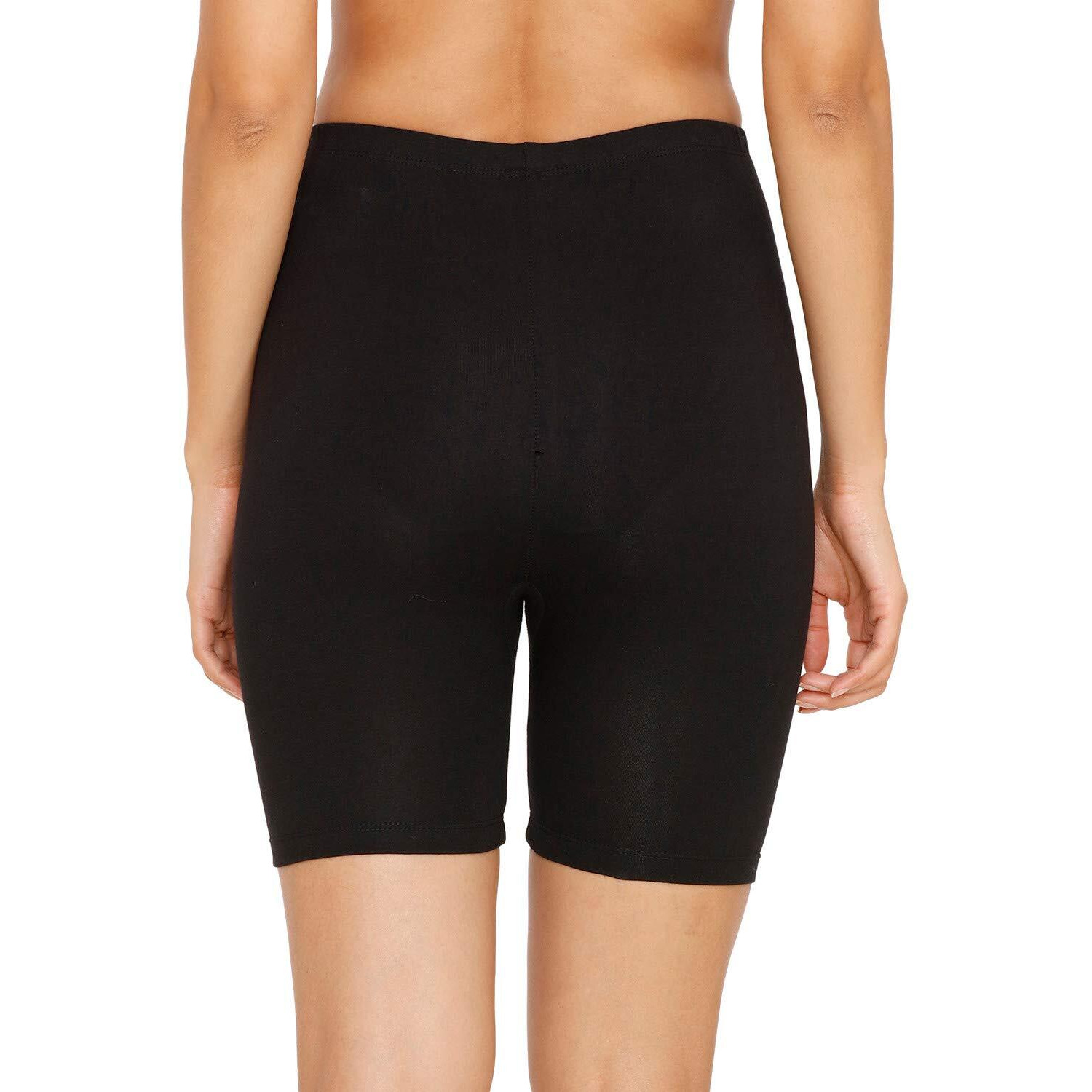 Zivame Women's Slim Fit Synthetic Leggings (ZI60B8CORE0BLAK_Black_Large_Black_L)
