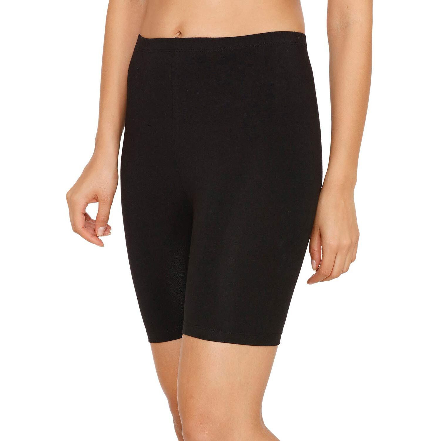 Zivame Women's Slim Fit Synthetic Leggings (ZI60B8CORE0BLAK_Black_Large_Black_L)