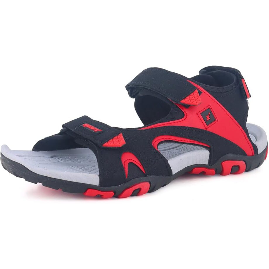 Sparx mens SS 453 | Latest, Daily Use, Stylish Floaters | Red Sport Sandal - 8 UK (SS 453)