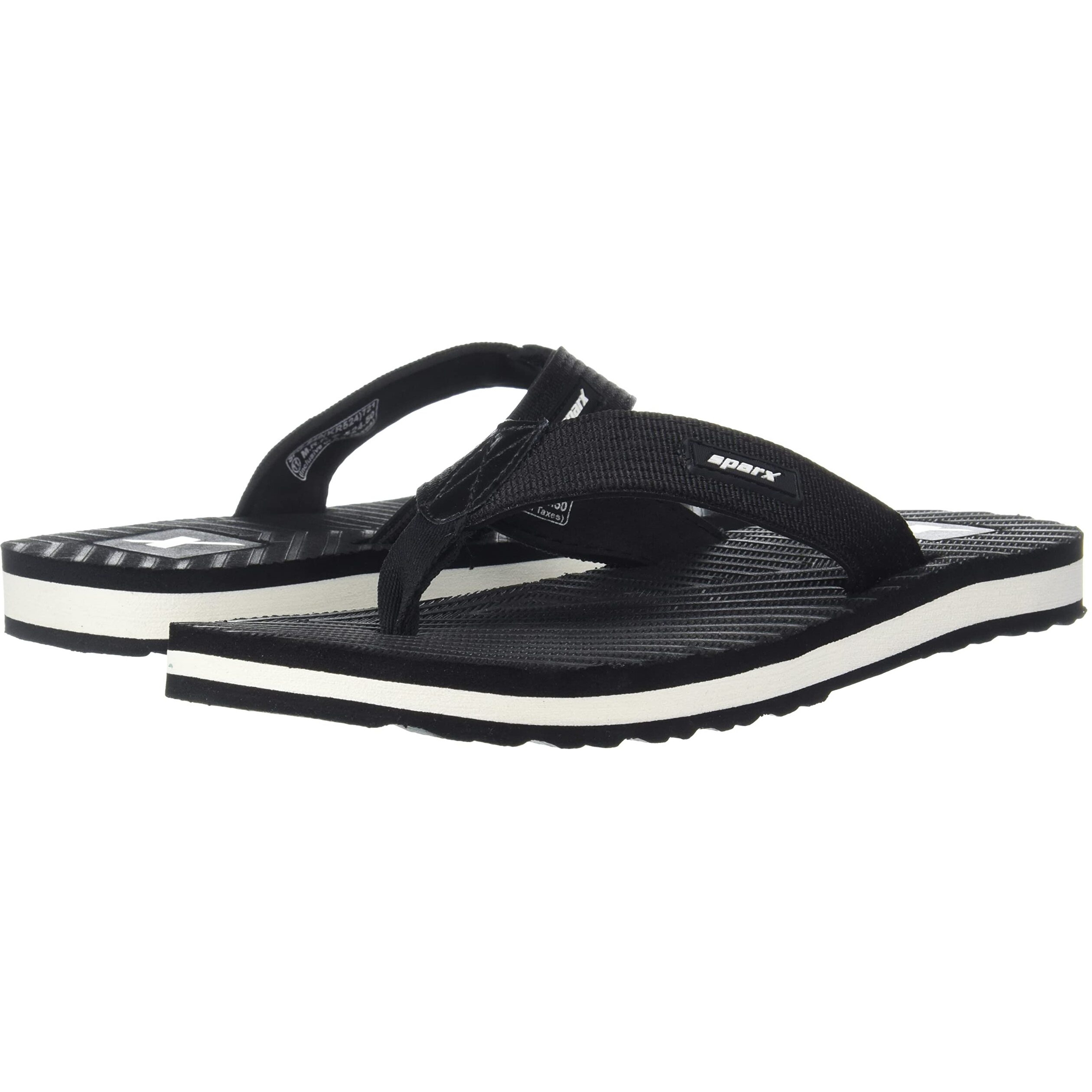 Sparx mens SF0549G Blackwhite Flip-Flop - 7 UK (SF0549GBKWH0007)