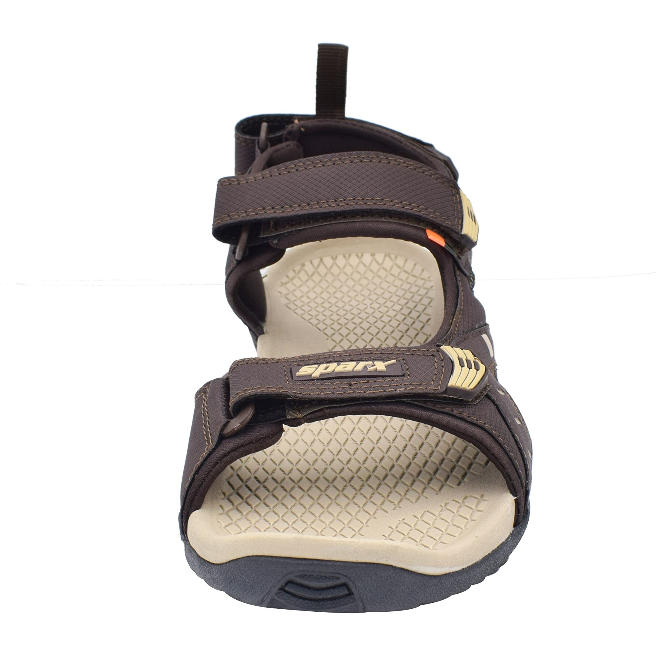 SPARX mens SS 485 | Latest, Daily Use, Stylish Floaters | Beige Sport Sandal - 9 UK (SS 485)