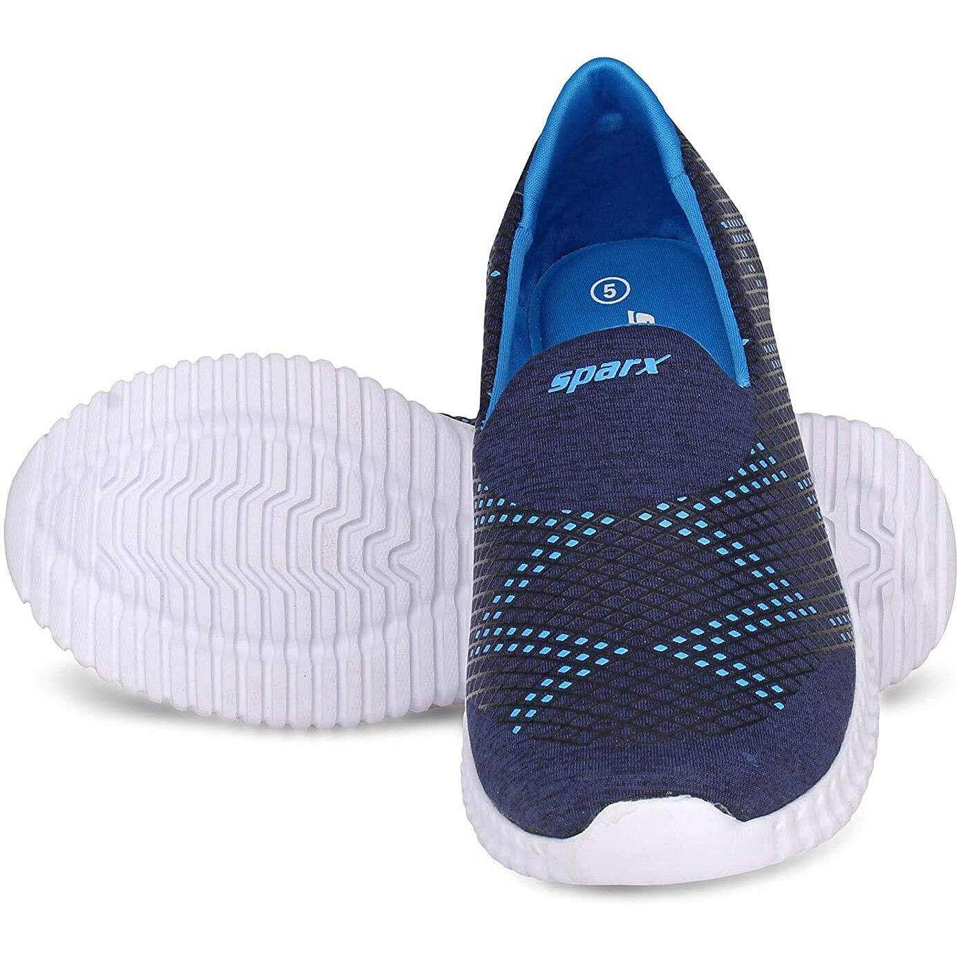 SPARX Womens SL 123 | Enhanced Durability & Soft Cushion | Blue Running Shoe - 6 UK (SL 123)