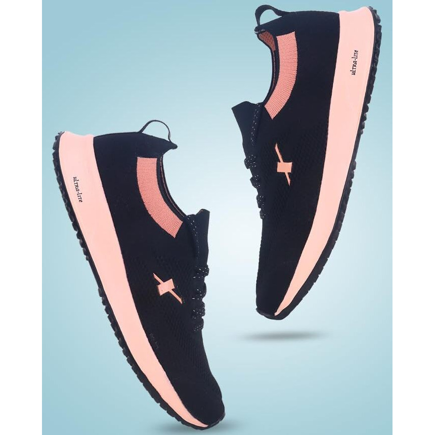 Sparx Womens SX0167L Blacklt.Pink Running Shoe - 5 UK (SX0167LBKLP0005)