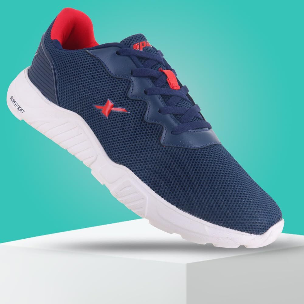 Sparx Mens SM 648 | Enhanced Durability & Soft Cushion | Blue Running Shoe - 9 UK (SM 648)