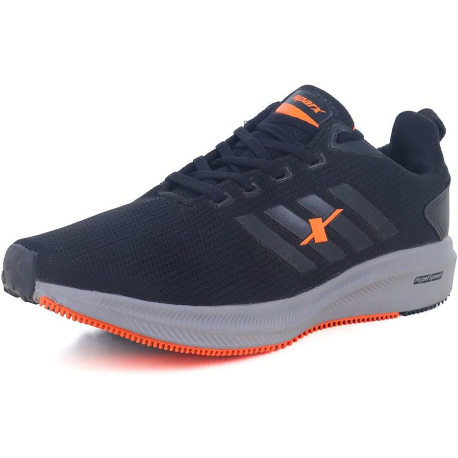 Sparx Mens SM 676 | Enhanced Durability & Soft Cushion | Black Running Shoe - 7 UK (SM 676)