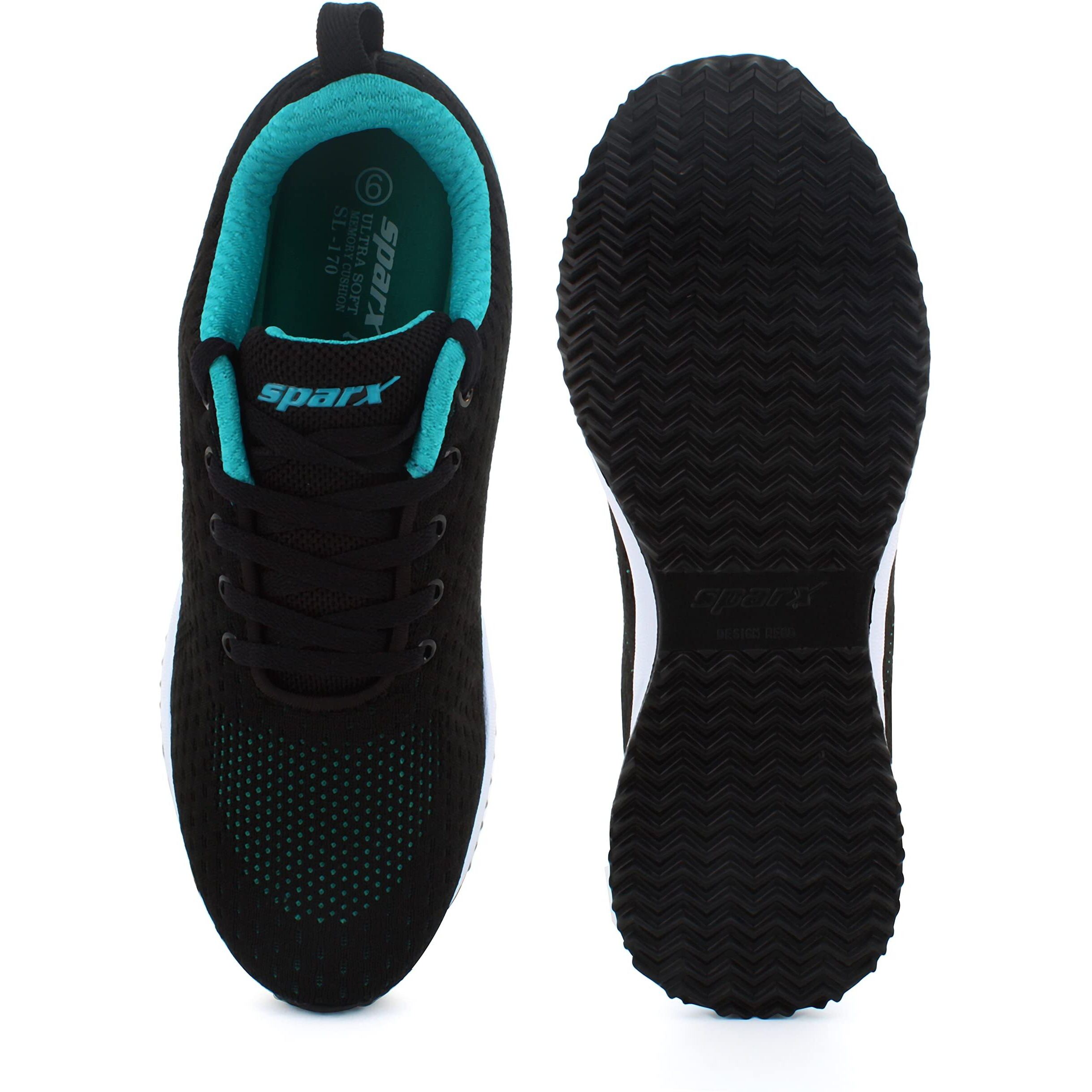 Sparx Womens SL 170 | Enhanced Durability & Soft Cushion | Black Walking Shoe - 4 UK (SL 170)