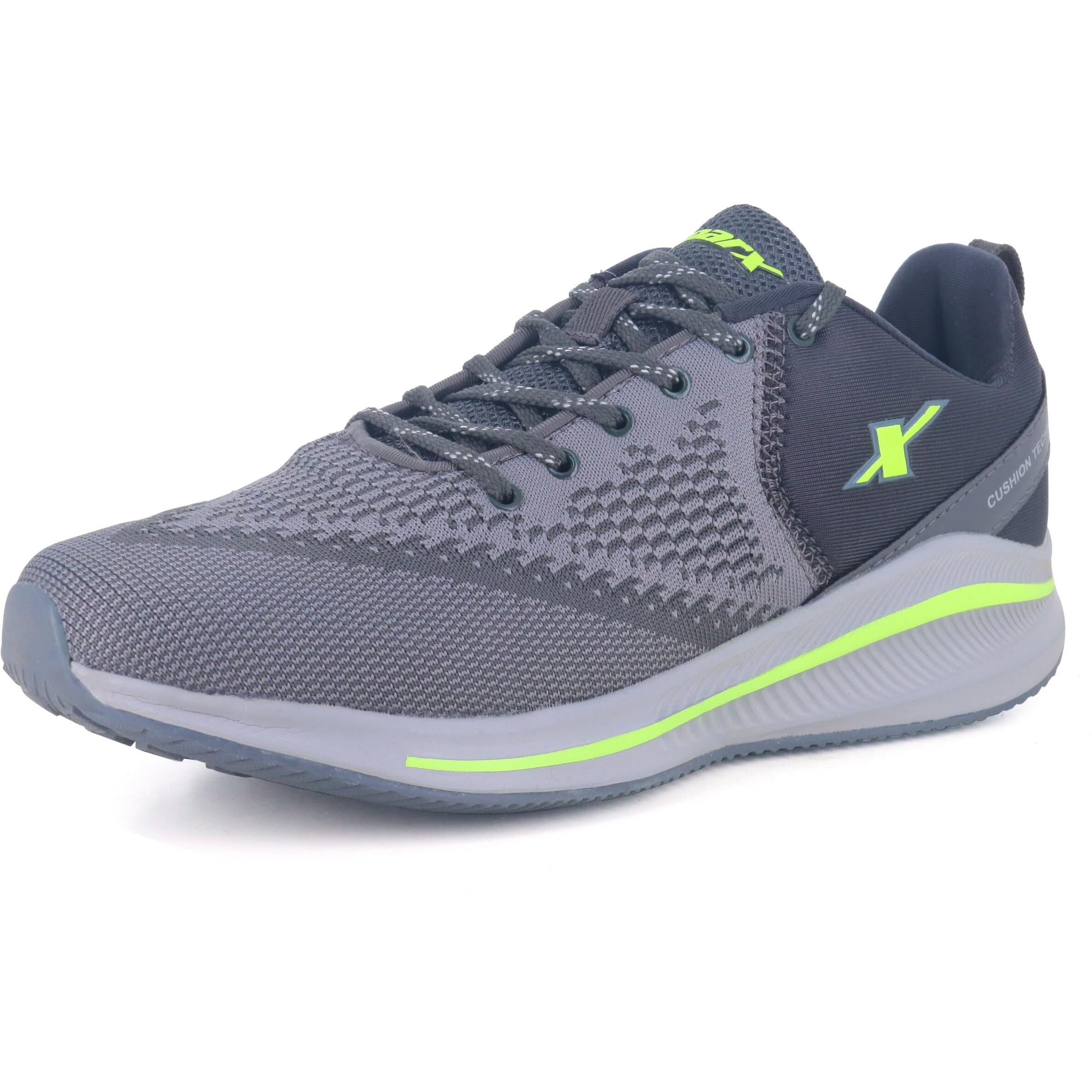 SPARX Mens SM 678 | Enhanced Durability & Soft Cushion | Grey Running Shoe - 9 UK (SM 678)