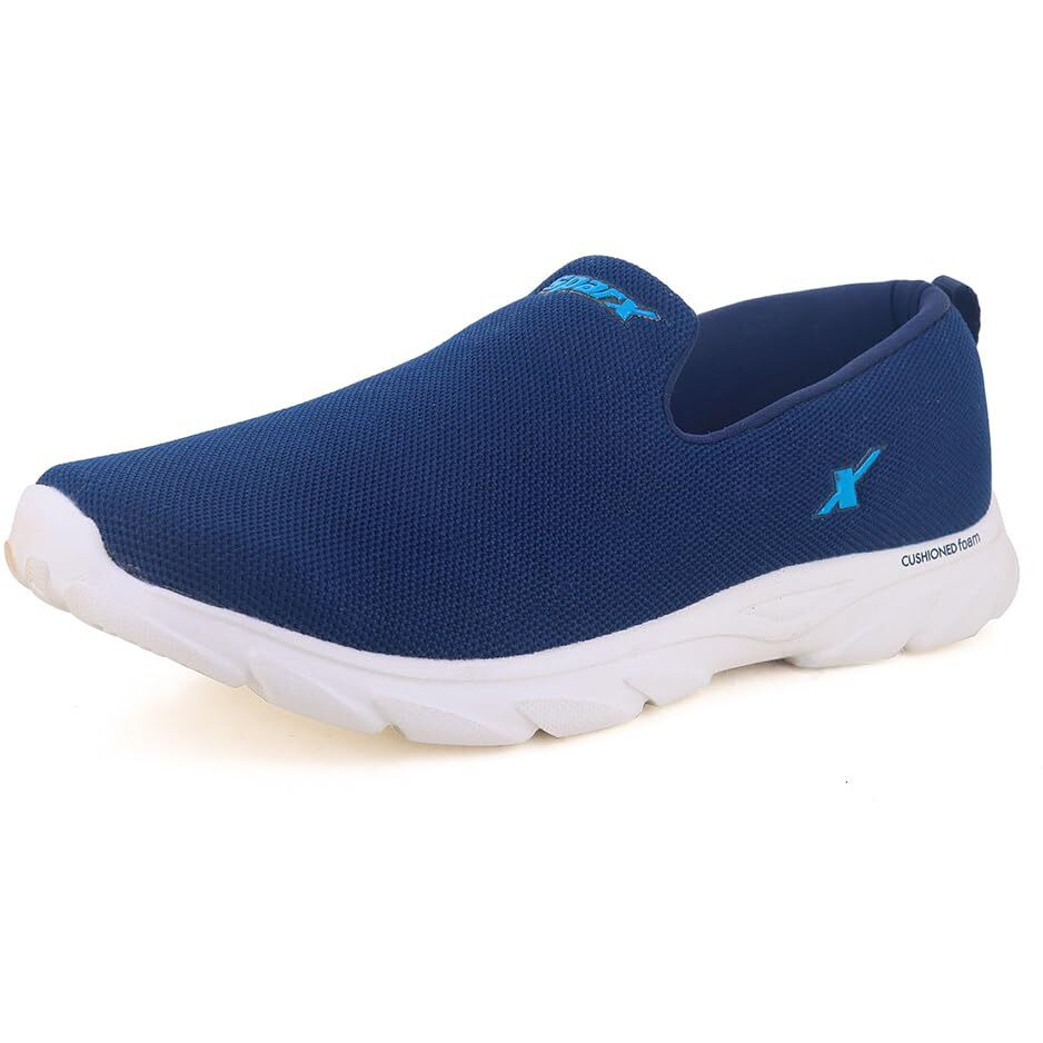 SPARX Mens SM 675 | Enhanced Durability & Soft Cushion | Blue Running Shoe - 8 UK (SM 675)