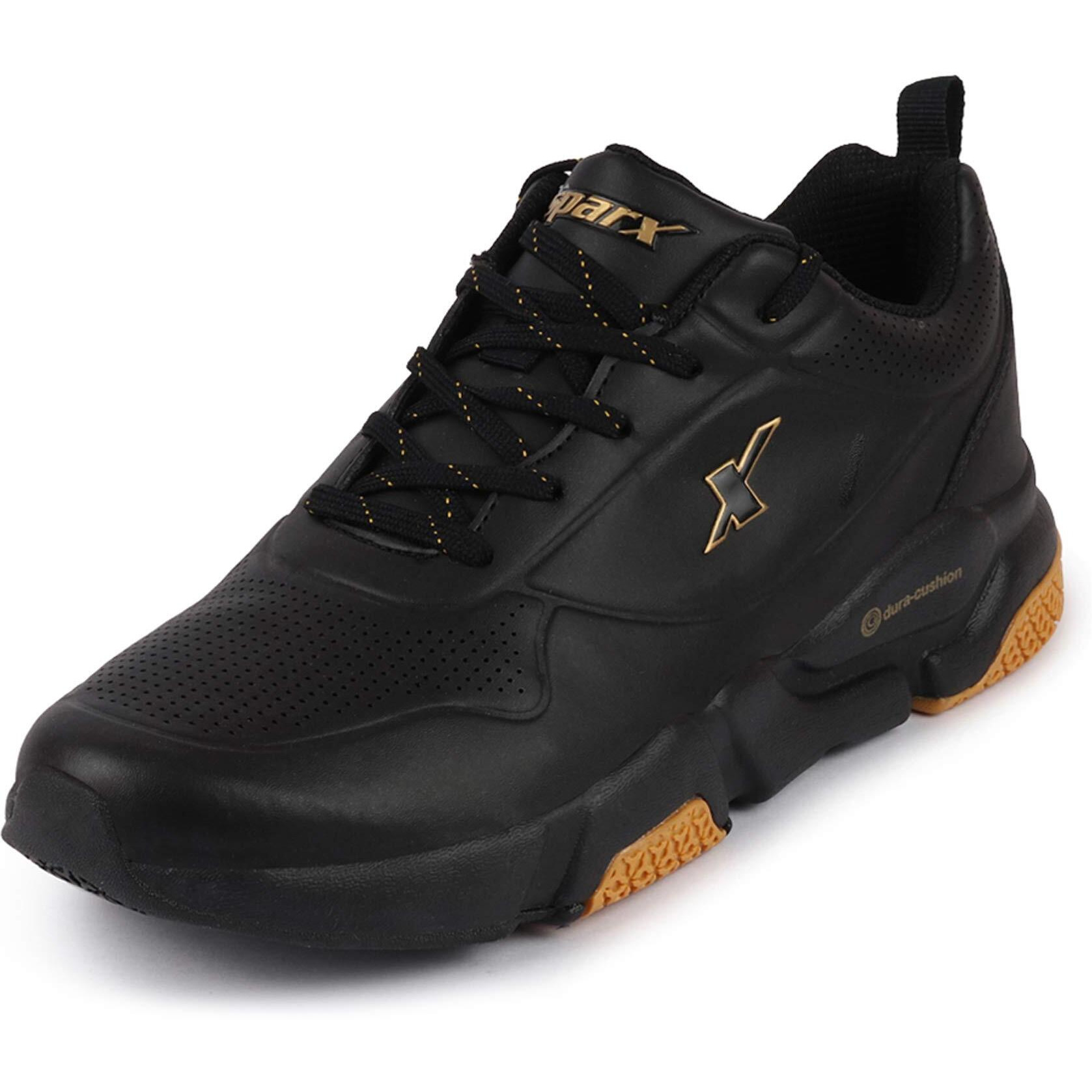Sparx Mens SM 661 | Enhanced Durability & Soft Cushion | Black Running Shoe - 7 UK (SM 661)