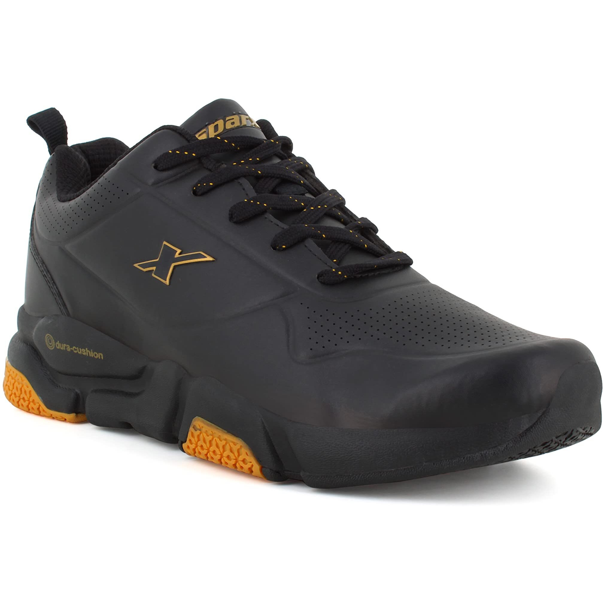 Sparx Mens SM 661 | Enhanced Durability & Soft Cushion | Black Running Shoe - 7 UK (SM 661)