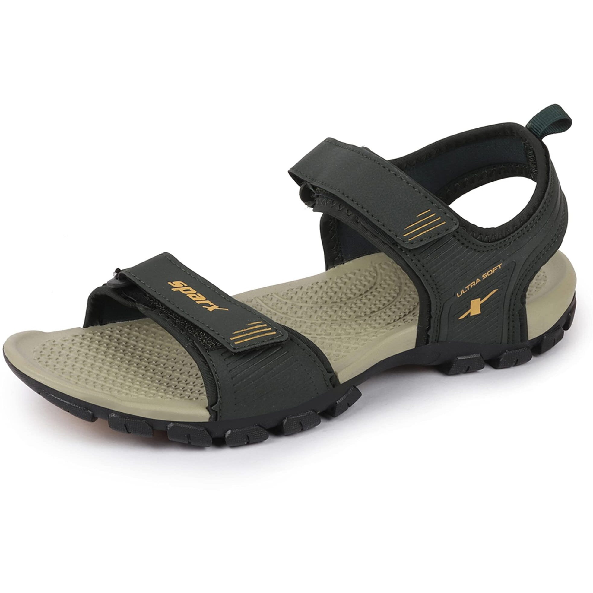 Sparx mens SS 561 | Latest, Daily Use, Stylish Floaters | Gold Sport Sandal - 10 UK (SS 561)