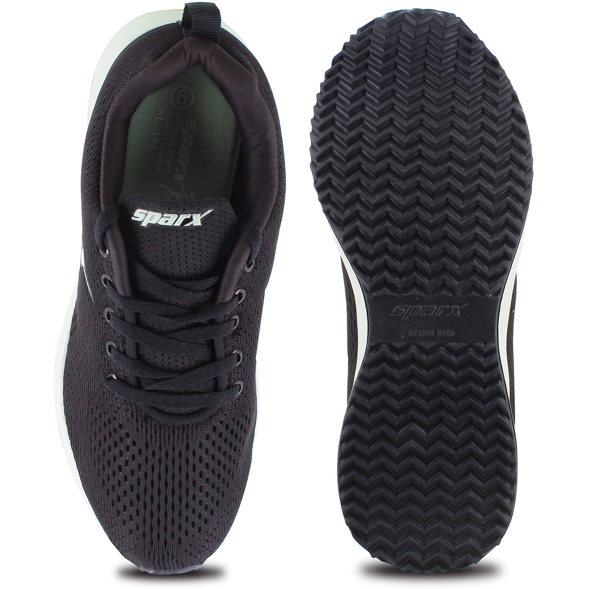 Sparx Womens SL 194 | Enhanced Durability & Soft Cushion | Black Walking Shoe - 7 UK (SL 194)