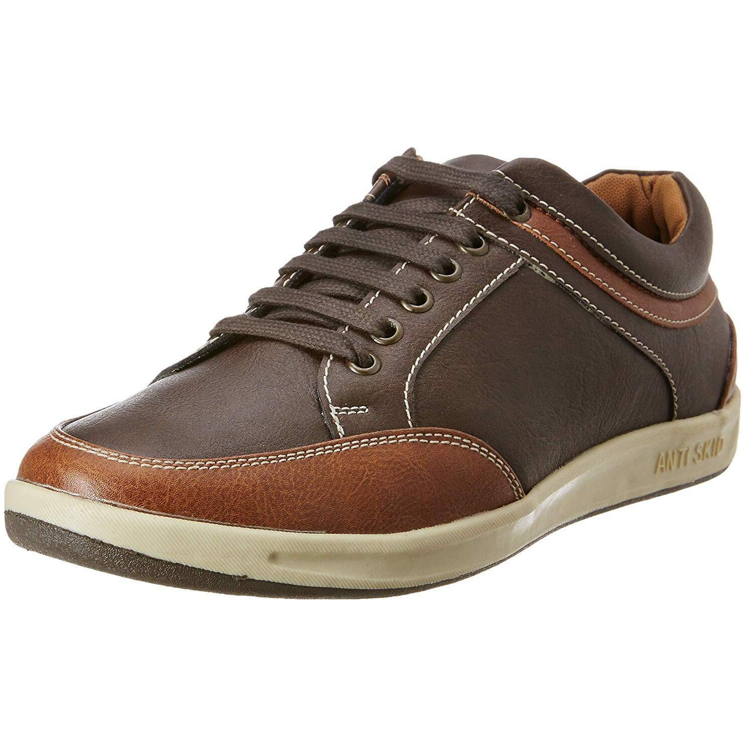 Centrino Men's 3322 Brown Sneakers-7 UK (41 EU) (8 US) (3322-02)