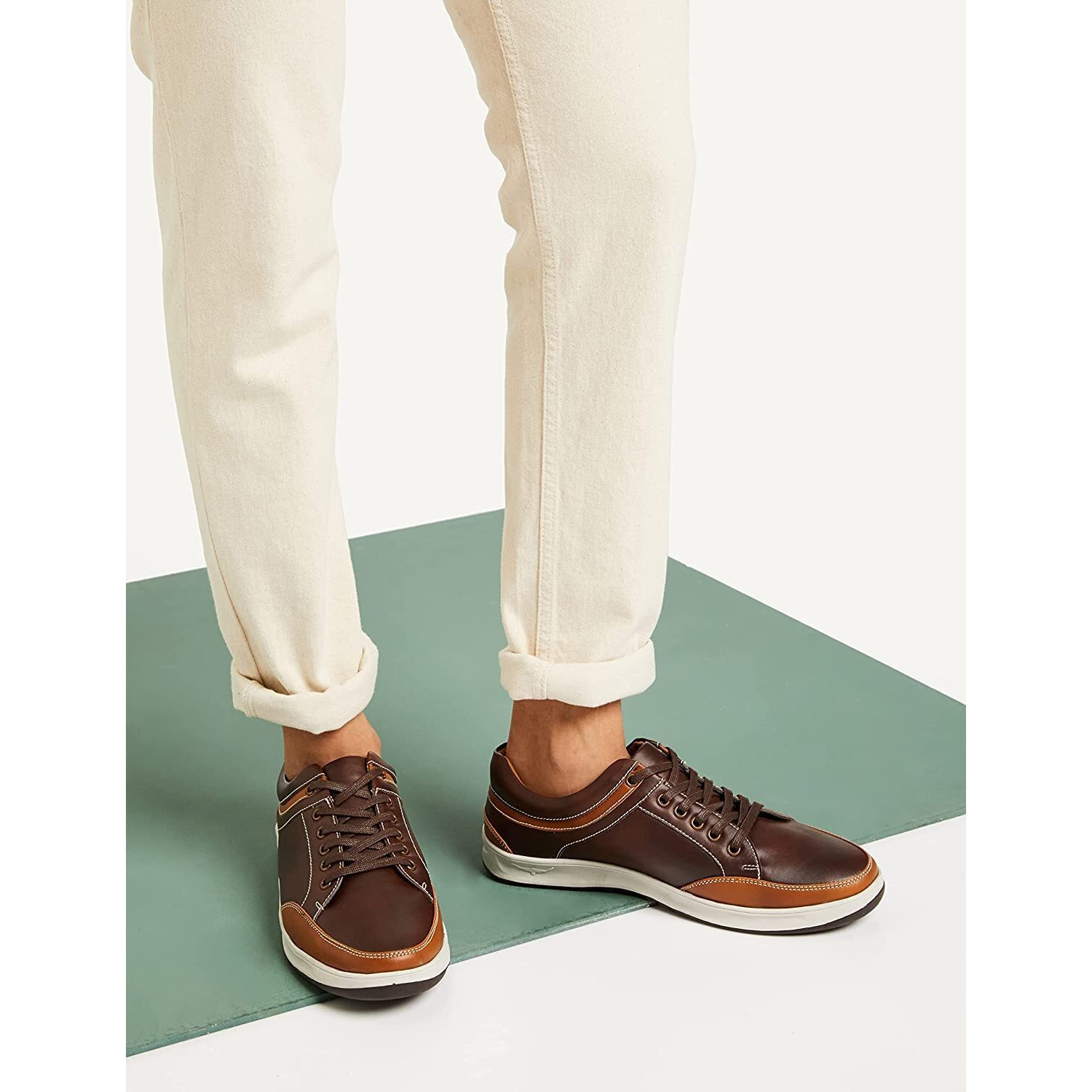 Centrino Men's 3322 Brown Sneakers-7 UK (41 EU) (8 US) (3322-02)