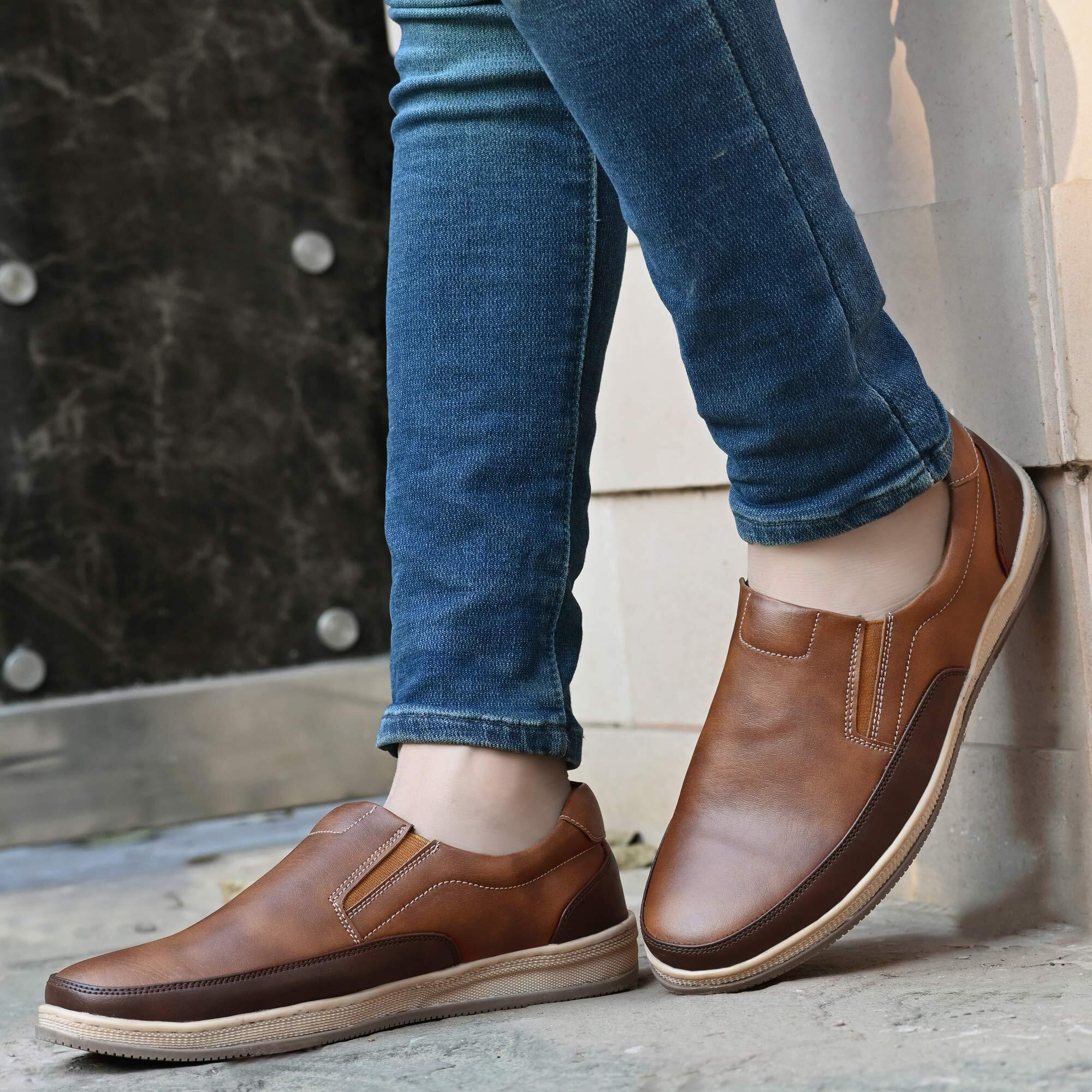 Centrino Men's Brown Moccasins - 10 UK
