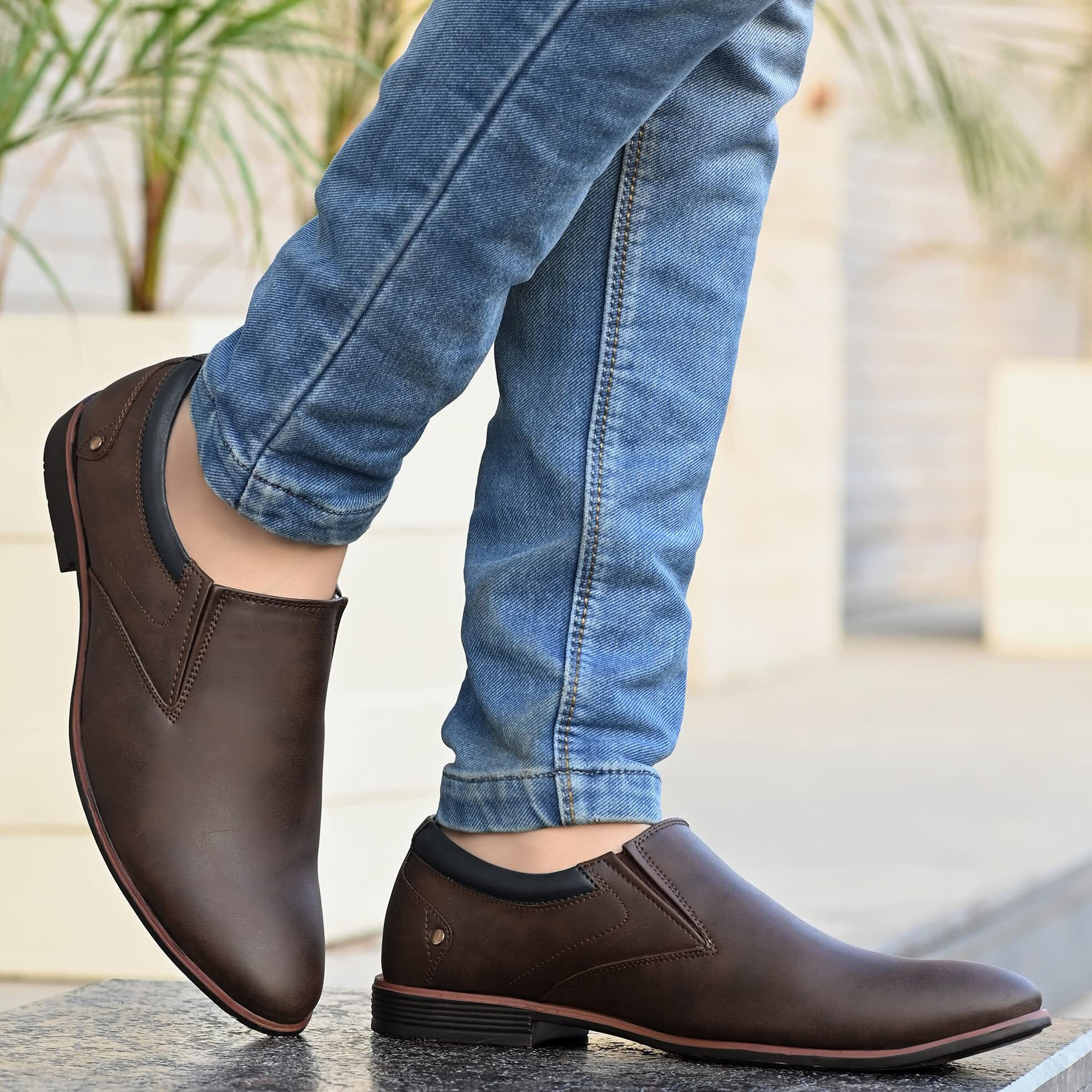 Centrino Men's 7957 Brown Formal Shoes_8 UK (7957-2)