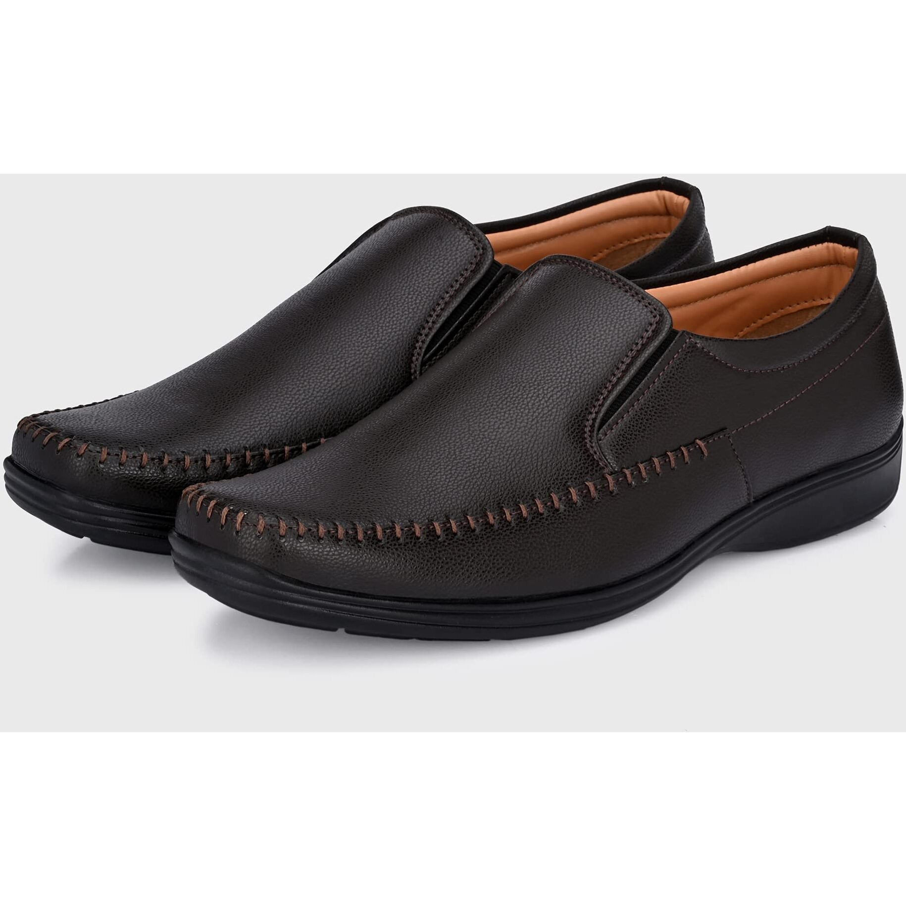 Centrino Brown Men's Formal Shoe- 8 UK(8620-2)
