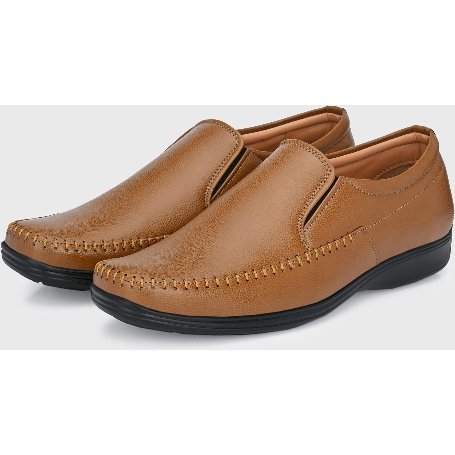Centrino Men's 8620 Tan Formal Shoes_8 UK (8620-3)