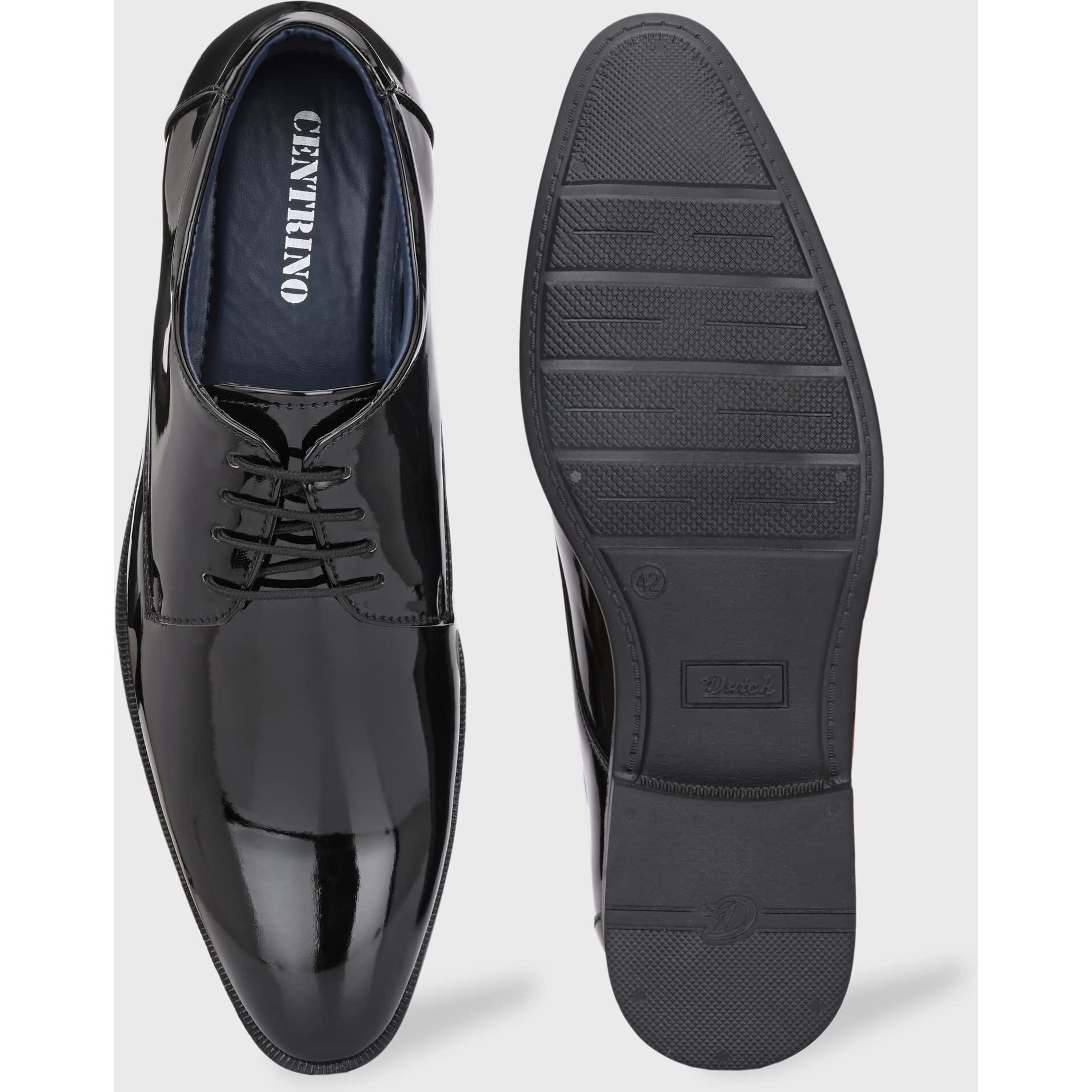 Centrino Men's 8233 Black Formal Shoes_6 UK (8233-1)