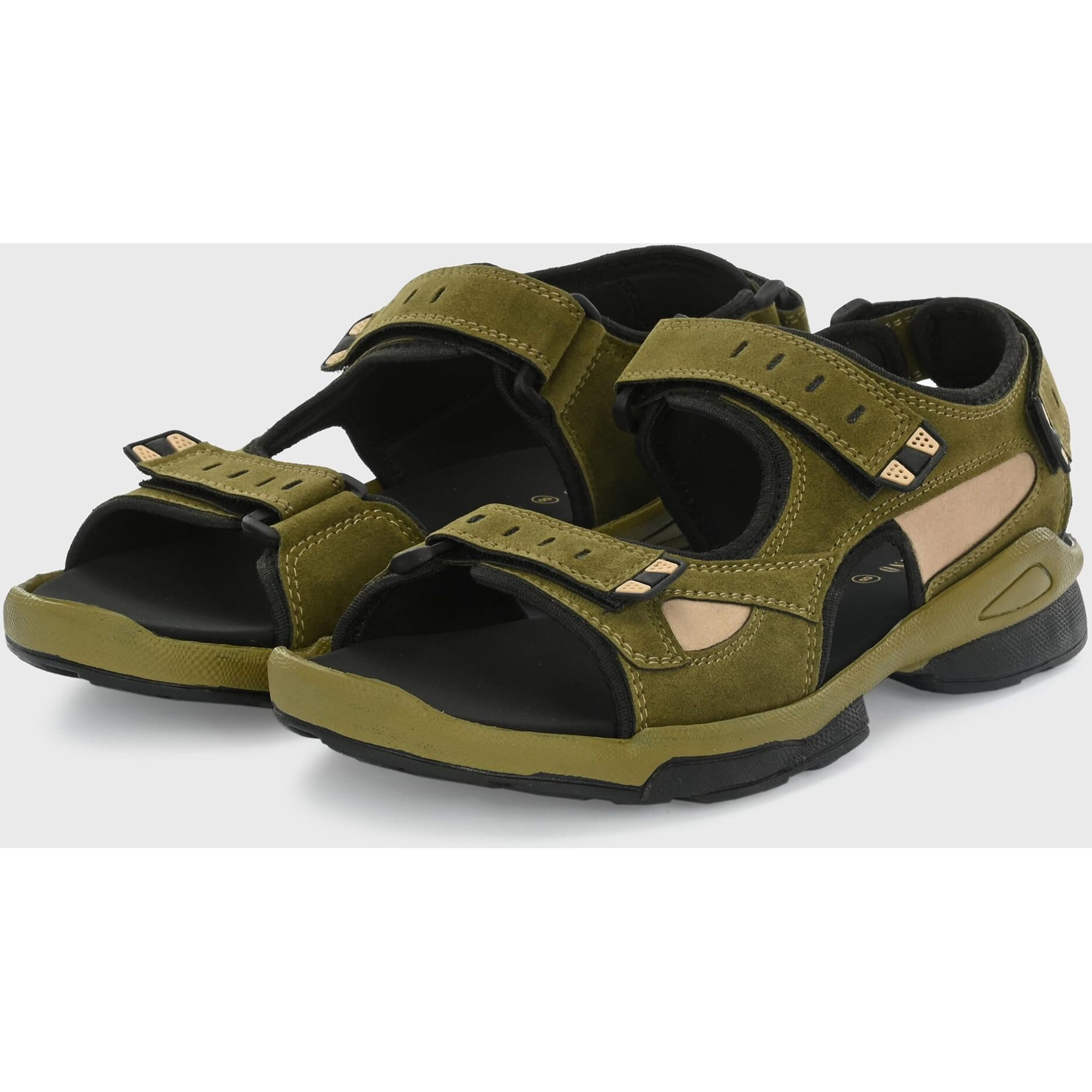 Centrino Men's 3259 Olive Sandal_10 UK (3259-1)