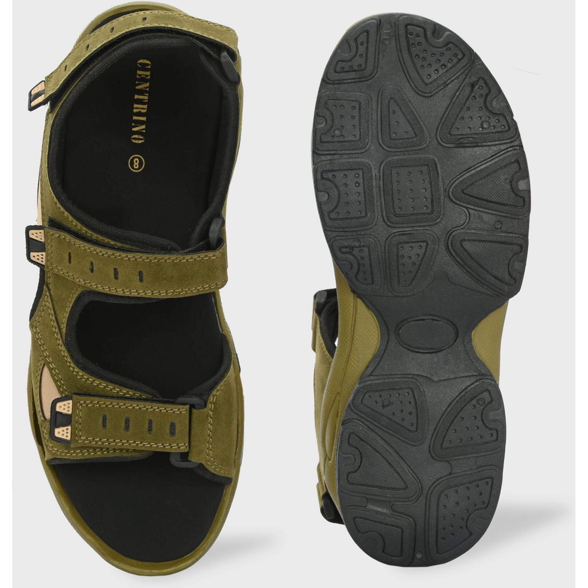 Centrino Men's 3259 Olive Sandal_10 UK (3259-1)
