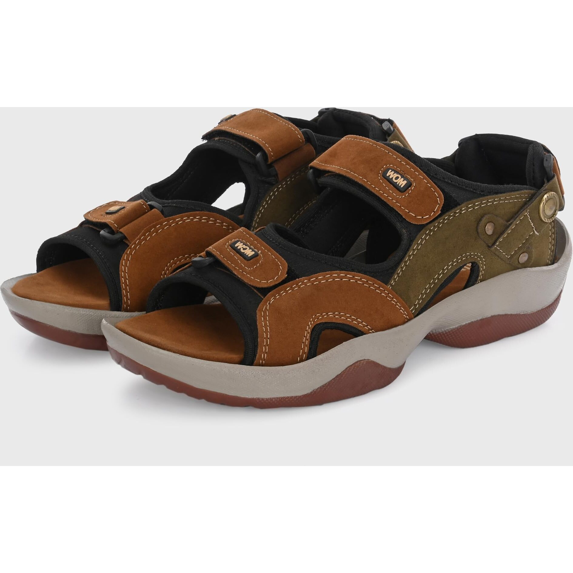 Centrino Men's 3263 Olive Sandals_9 UK(3263-6)