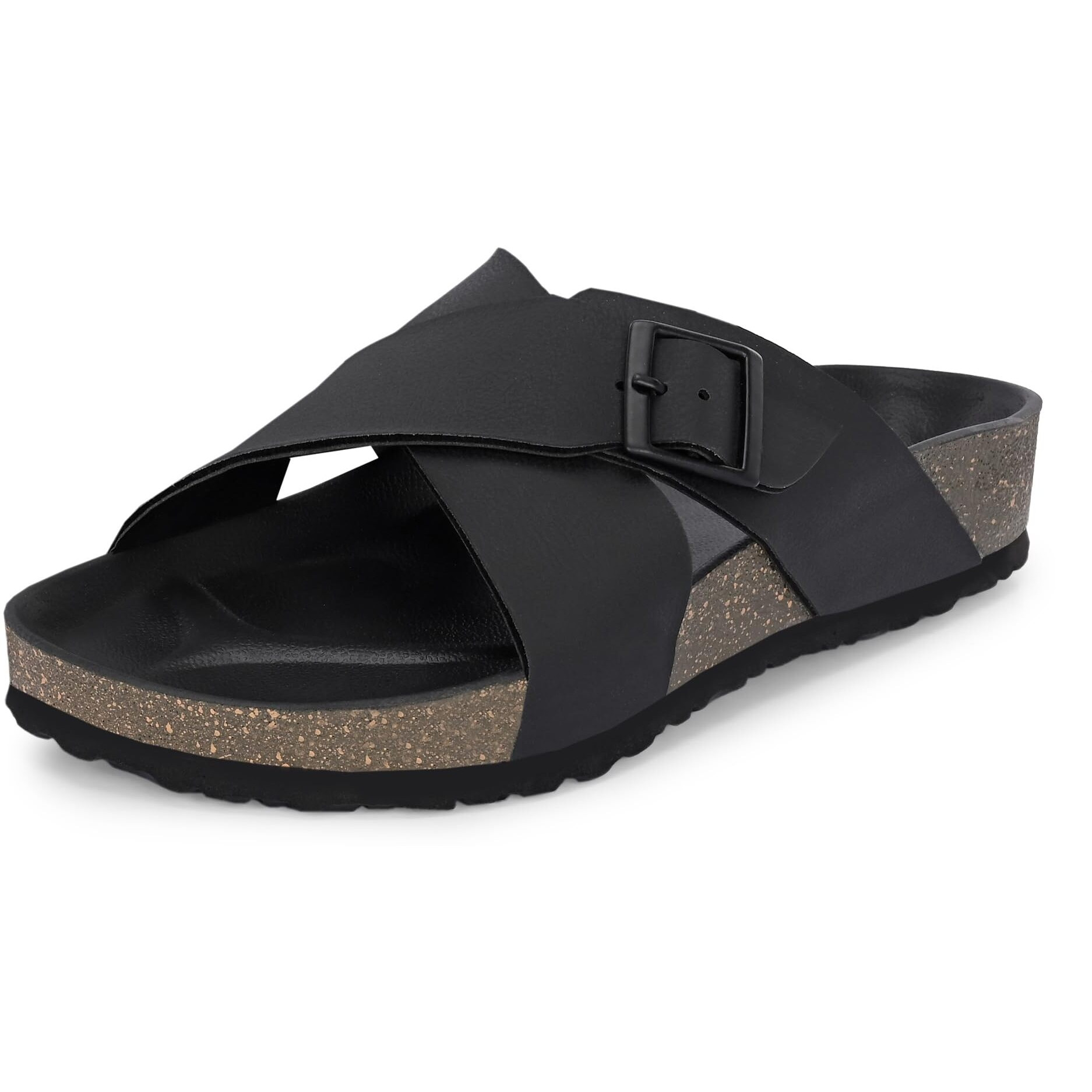 Centrino Men's 7311 Black Sandals_9 UK(7311-1)