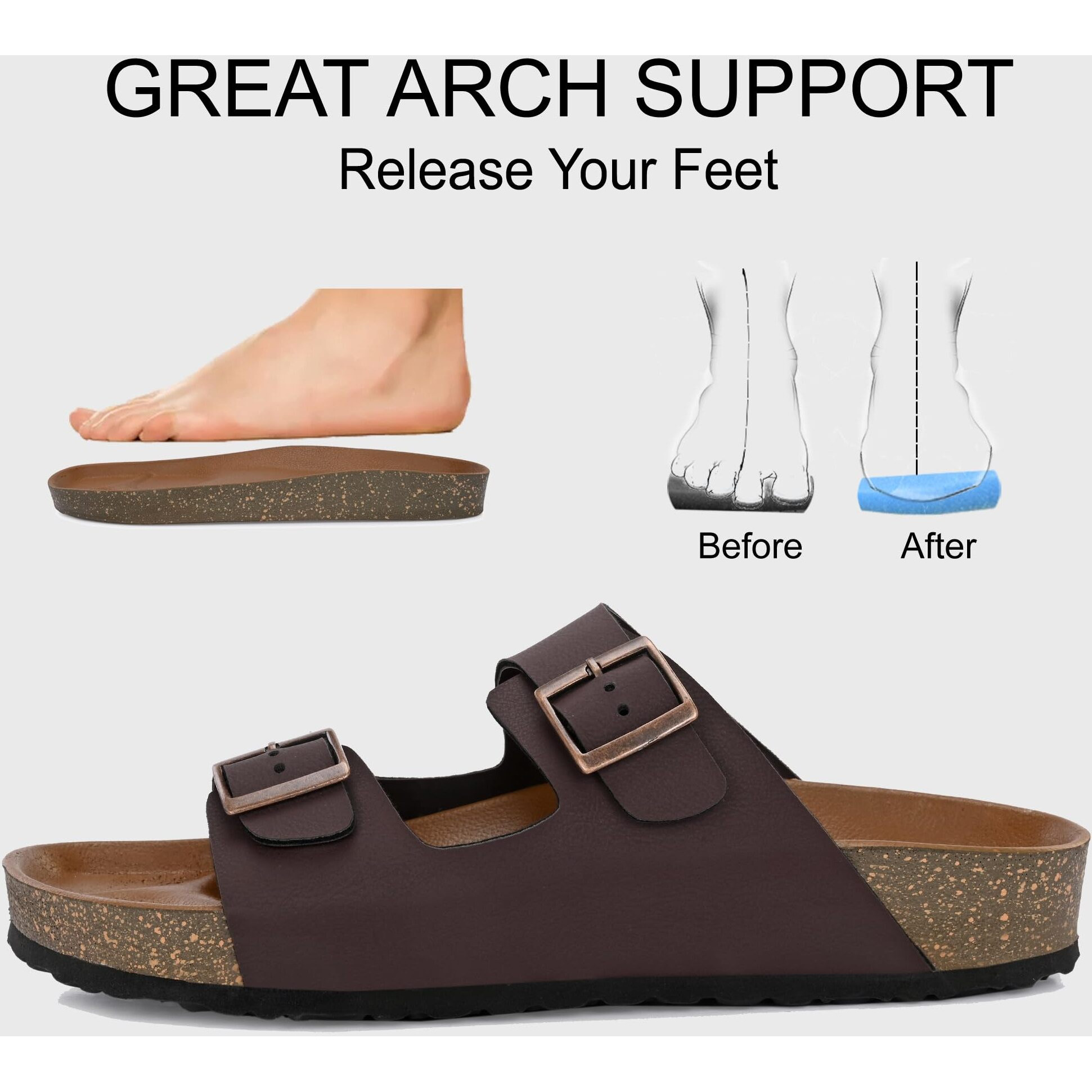 Centrino Men's 7313 Brown Sandals_10 UK(7313-2)