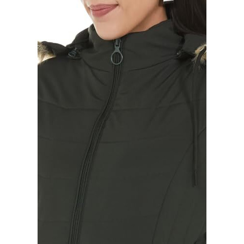 Qube By Fort Collins Women's Parka Coat (BD998AZ_Olive
