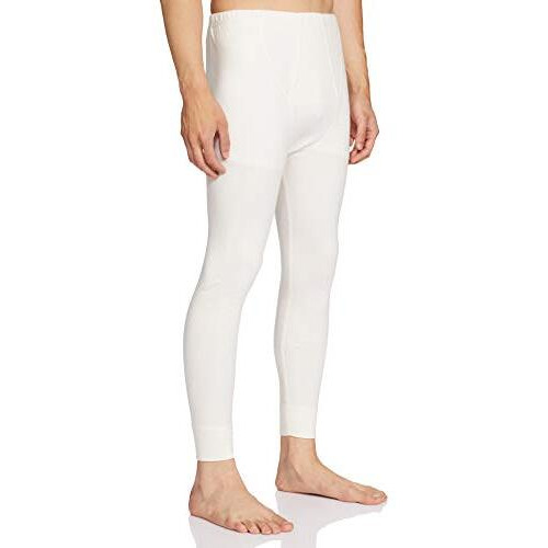 Van Heusen Men Thermal Bottom - Cotton Viscose Blend - Anti Bacterial, Snug Fit, Solid_71003_Ivory_M