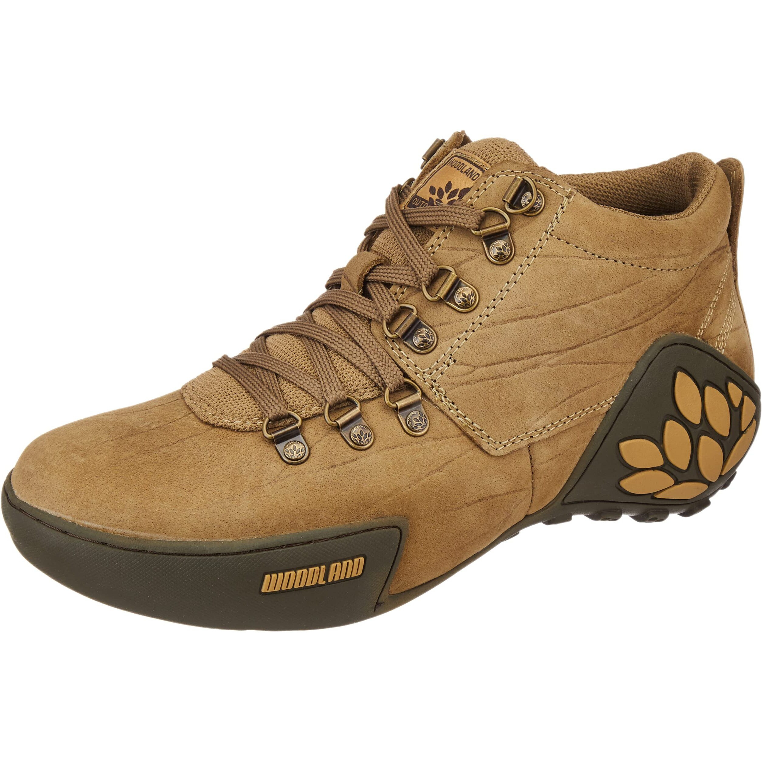 Woodland Mens GC 1869115NW Khaki Casual Shoe - 10 UK (44 EU) (GC 1869115NW)