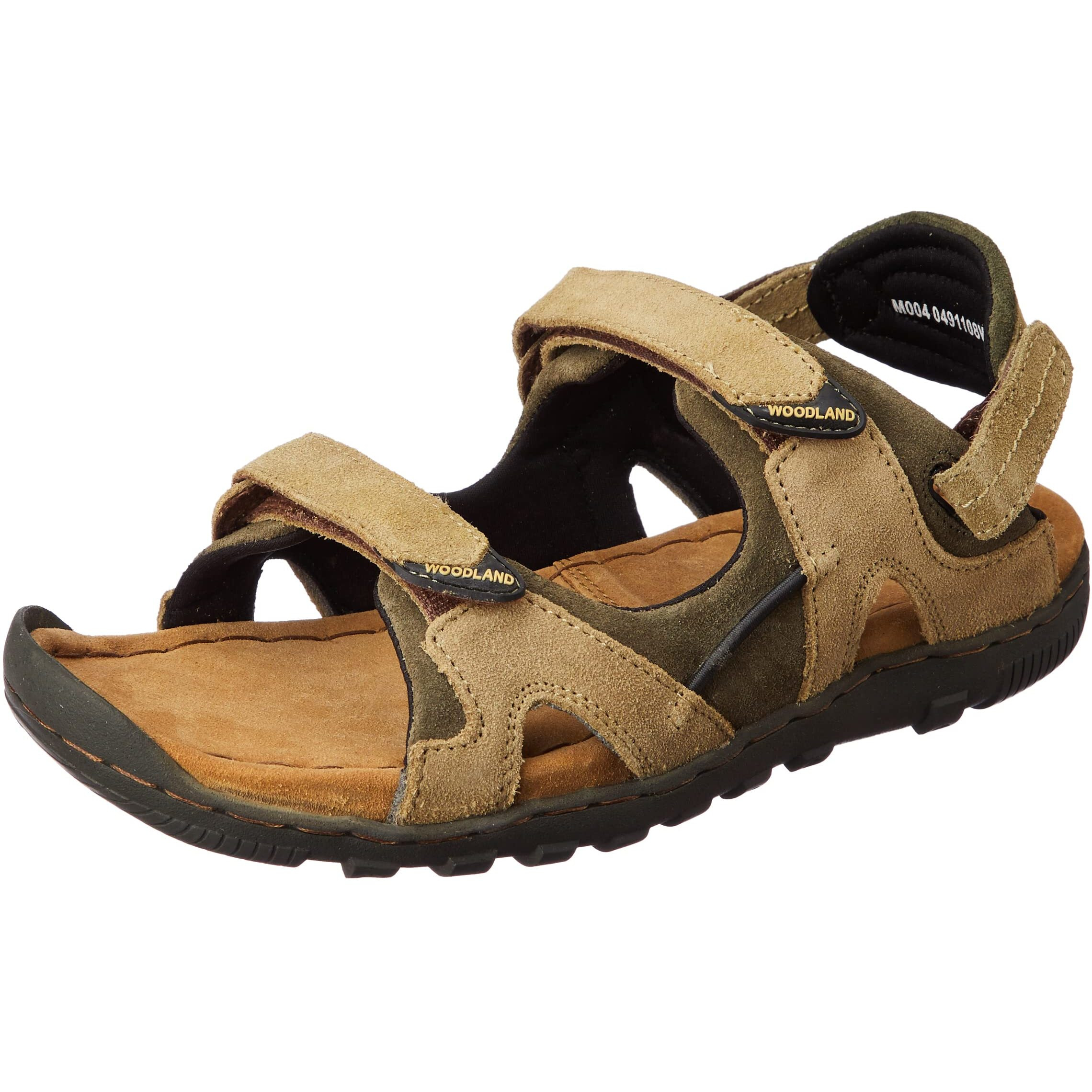 Woodland mens GD 0491108NW Khaki Sandal - 8 UK (42 EU)(GD 0491108NW)