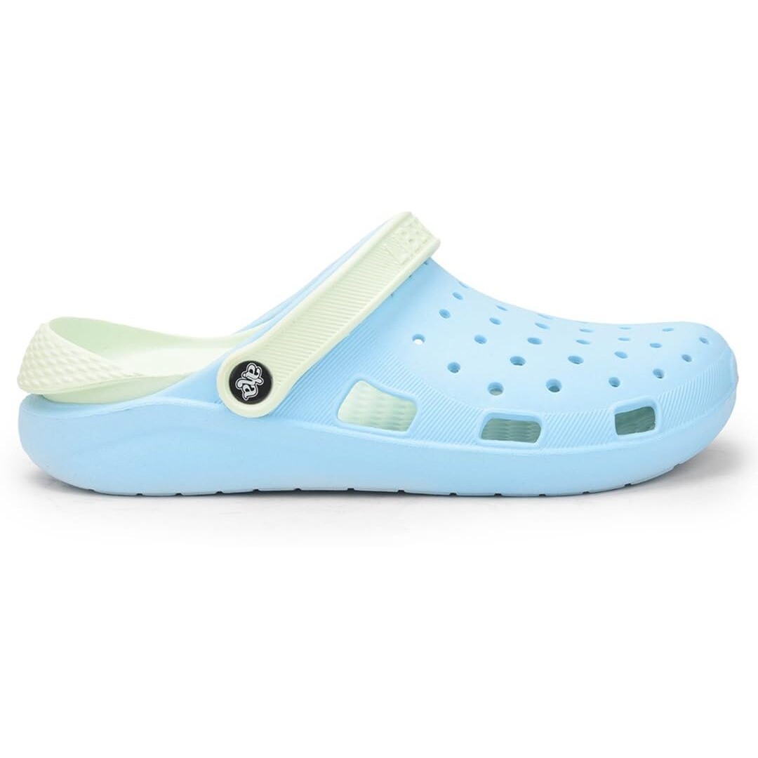 Liberty A-HA LPMXT-801 Slingback Casual Slip-On Clogs for Women with EVA Sole | Breathable & Lightweight | Soft & Comfortable Footbed | Stylish Home Footwear (S.Blue - 38 EU)