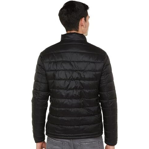 U.S. POLO ASSN. Men's High Neck Puffer Jacket (UDJCKS1462_Black
