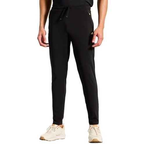 Boldfit Track Pant for Running, Gym Sports Lower & Boys Summer Track Pants Track Pant for Boys Multipurpose Mens Lower Activewear Trousers Sports Night Pants Black M |Fit Type Relaxed Fit
