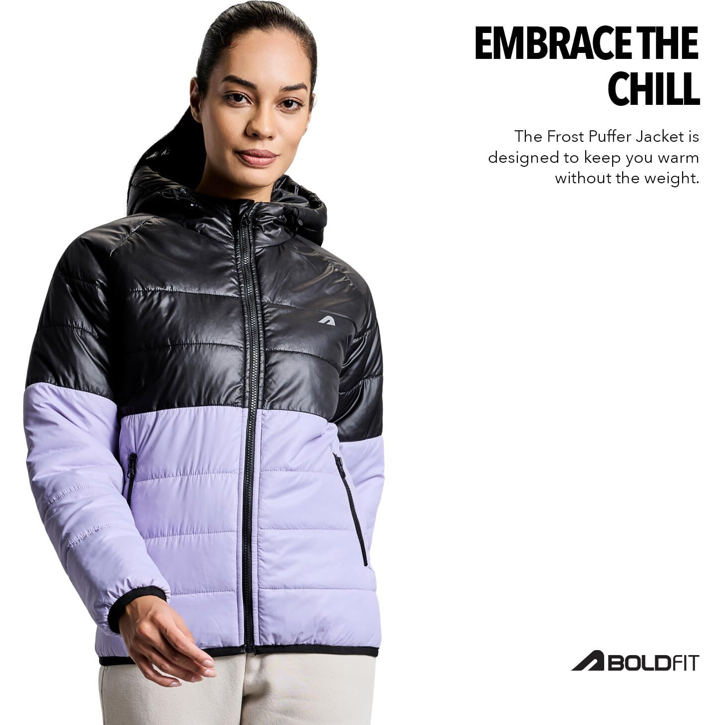 Boldfit Women's (BFTBW4003SBlkPurM_Black-Purple_M)